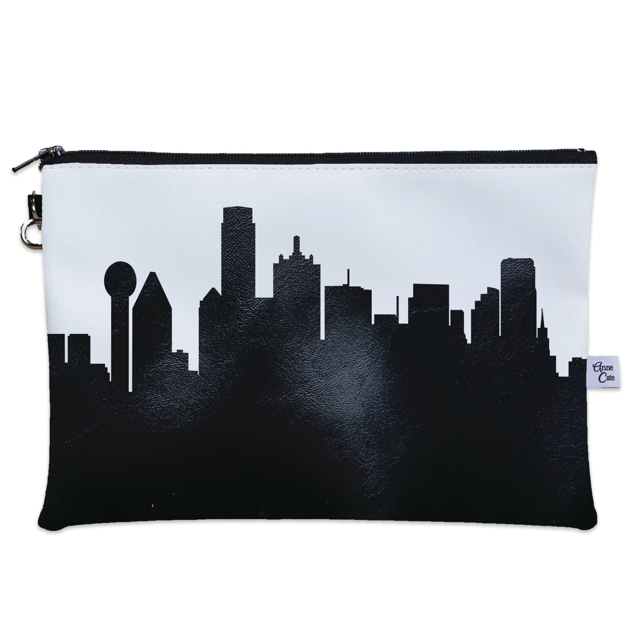 Dallas TX Skyline Wristlet Clutch Purse - Anne Cate