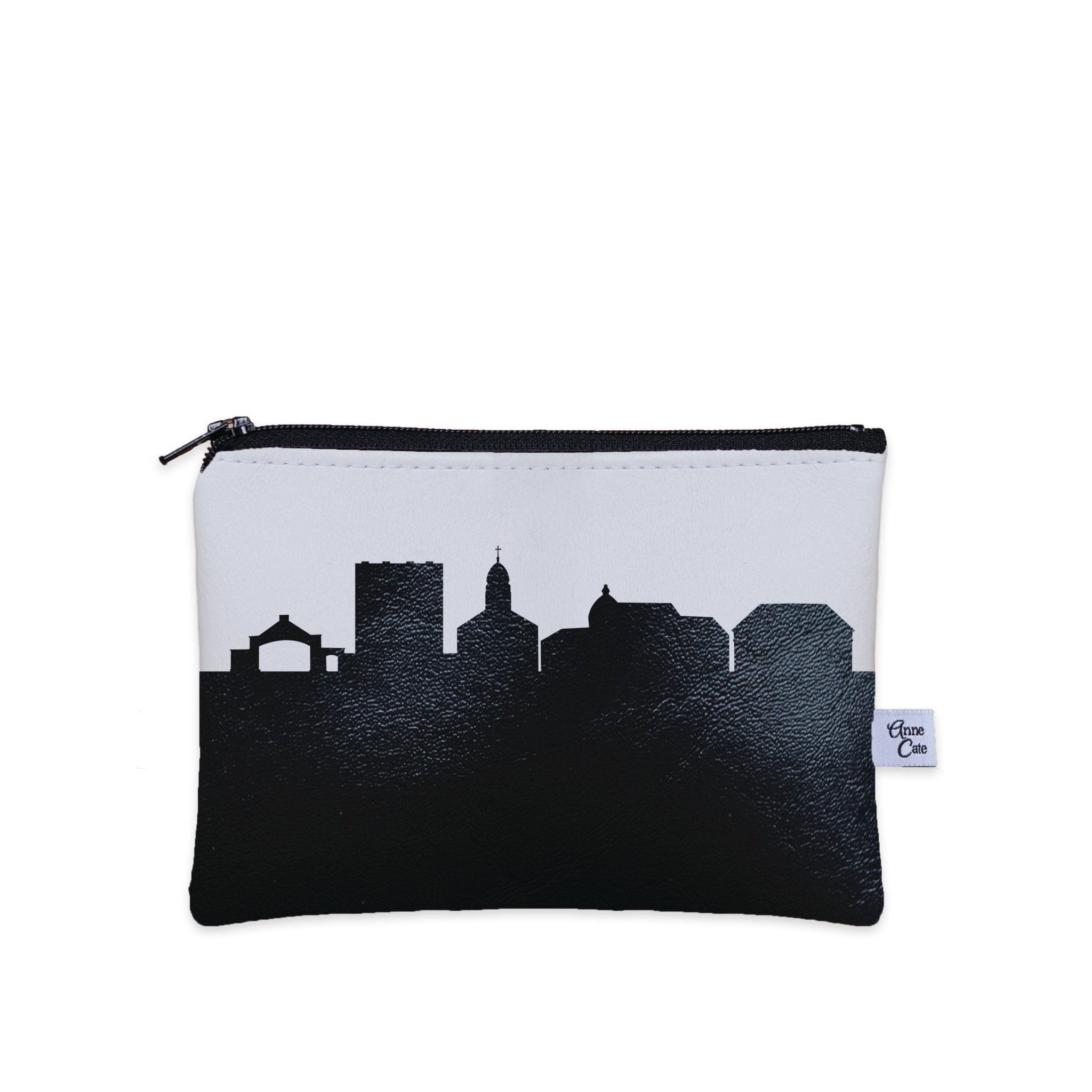 Dayton OH (University of Dayton) Skyline Vegan Leather Mini Wallet - Anne Cate