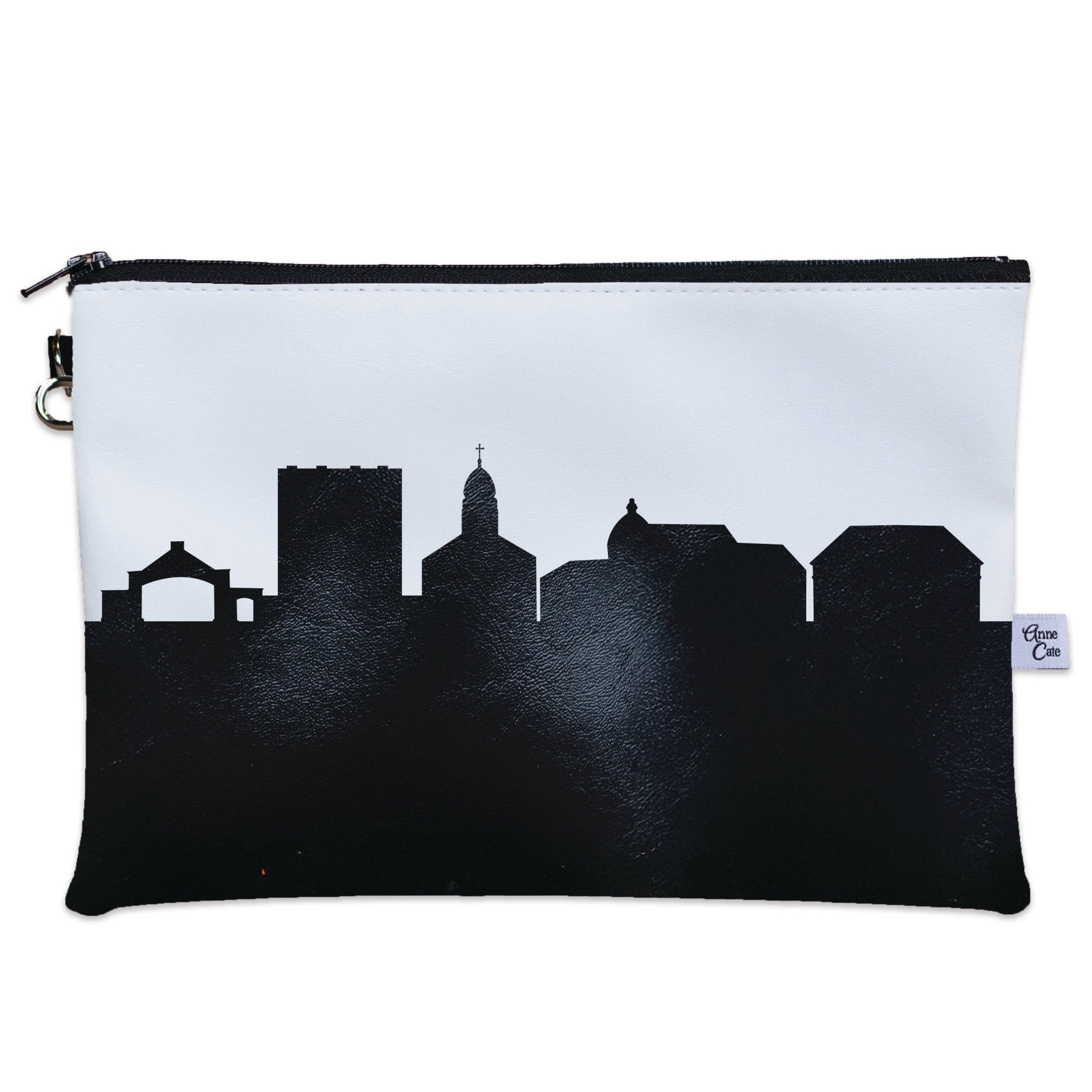 Dayton OH (University of Dayton) Skyline Wristlet Clutch Purse - Anne Cate