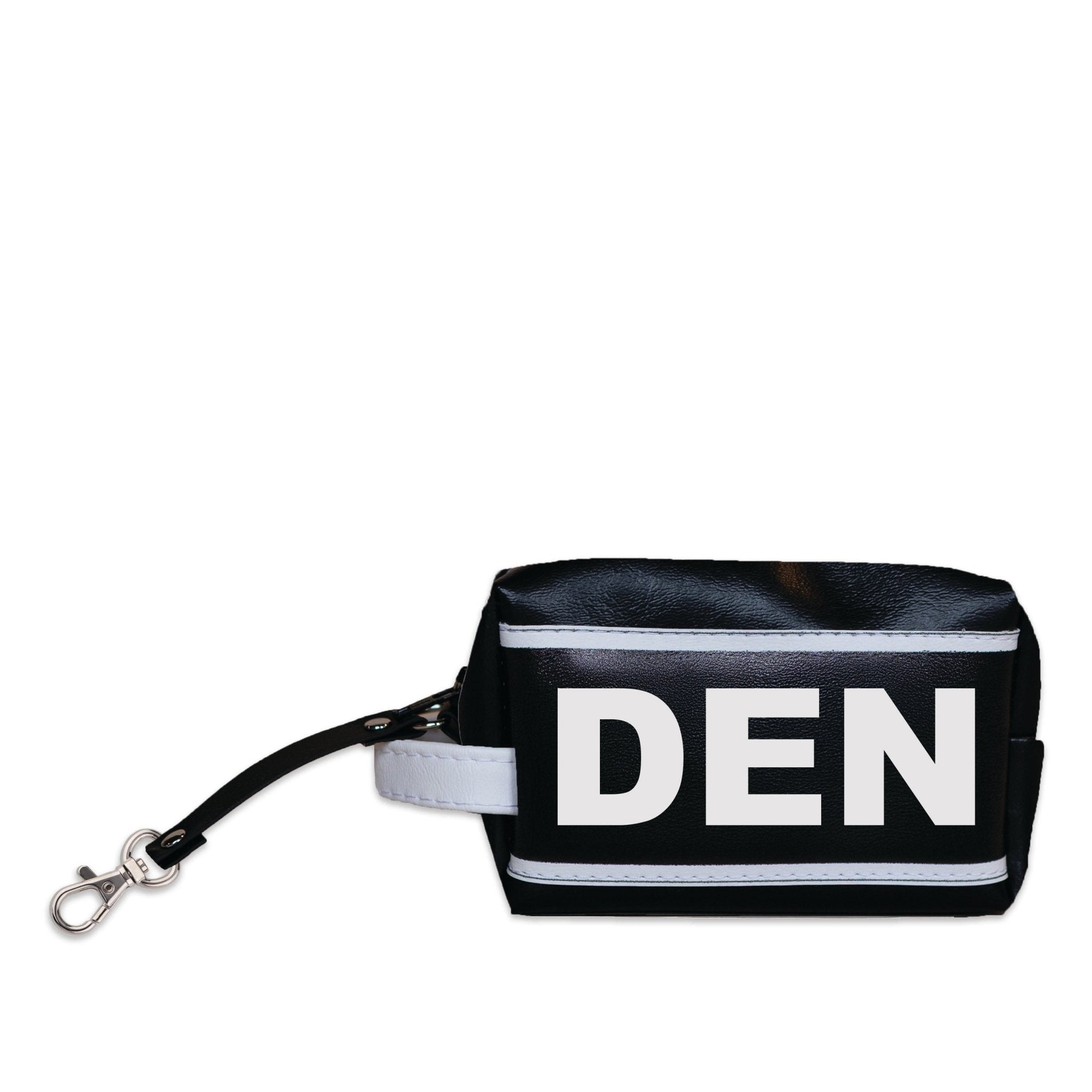 DEN (Denver) City Abbreviation Mini Bag Keychain Purse Charm - Anne Cate