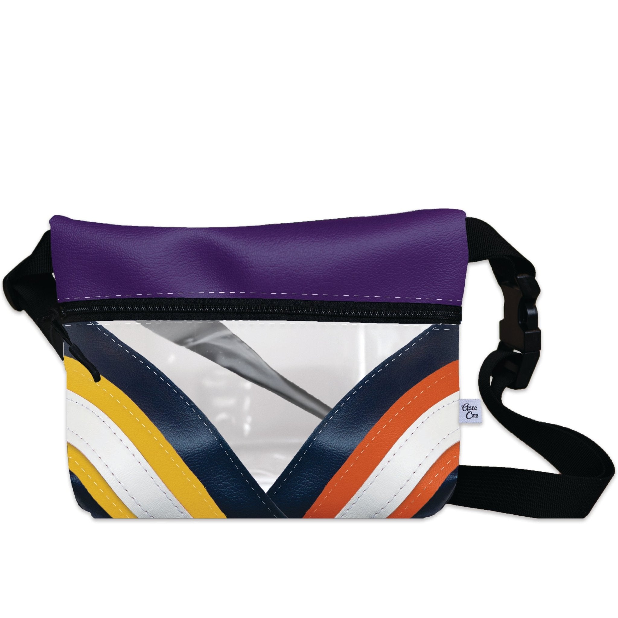 Denver City League Clear Stripe Game Day Fanny Pack - Anne Cate