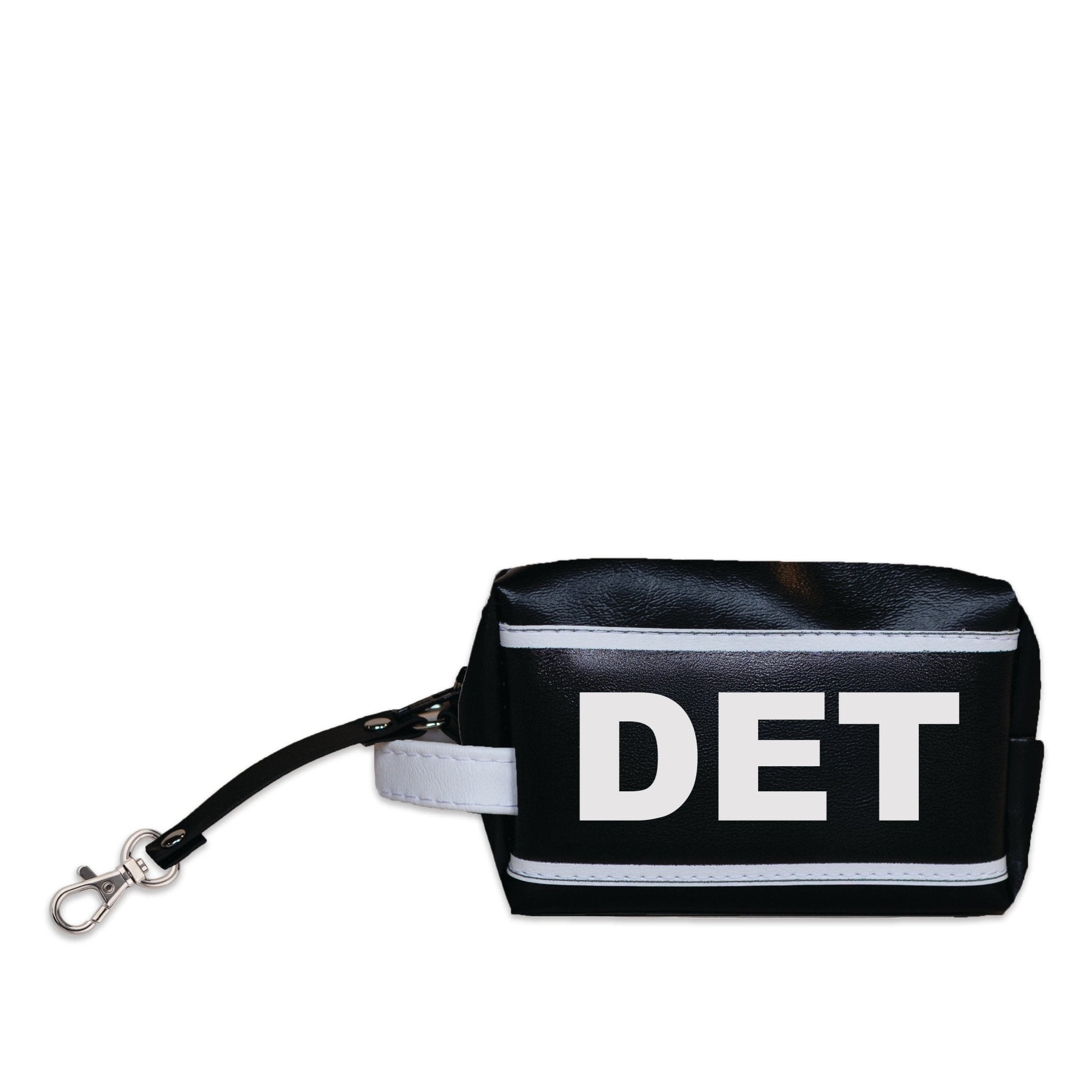 DET (Detroit) City Abbreviation Mini Bag Keychain Purse Charm - Anne Cate