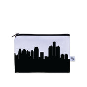 Detroit MI Skyline Canvas Mini Purse - Anne Cate