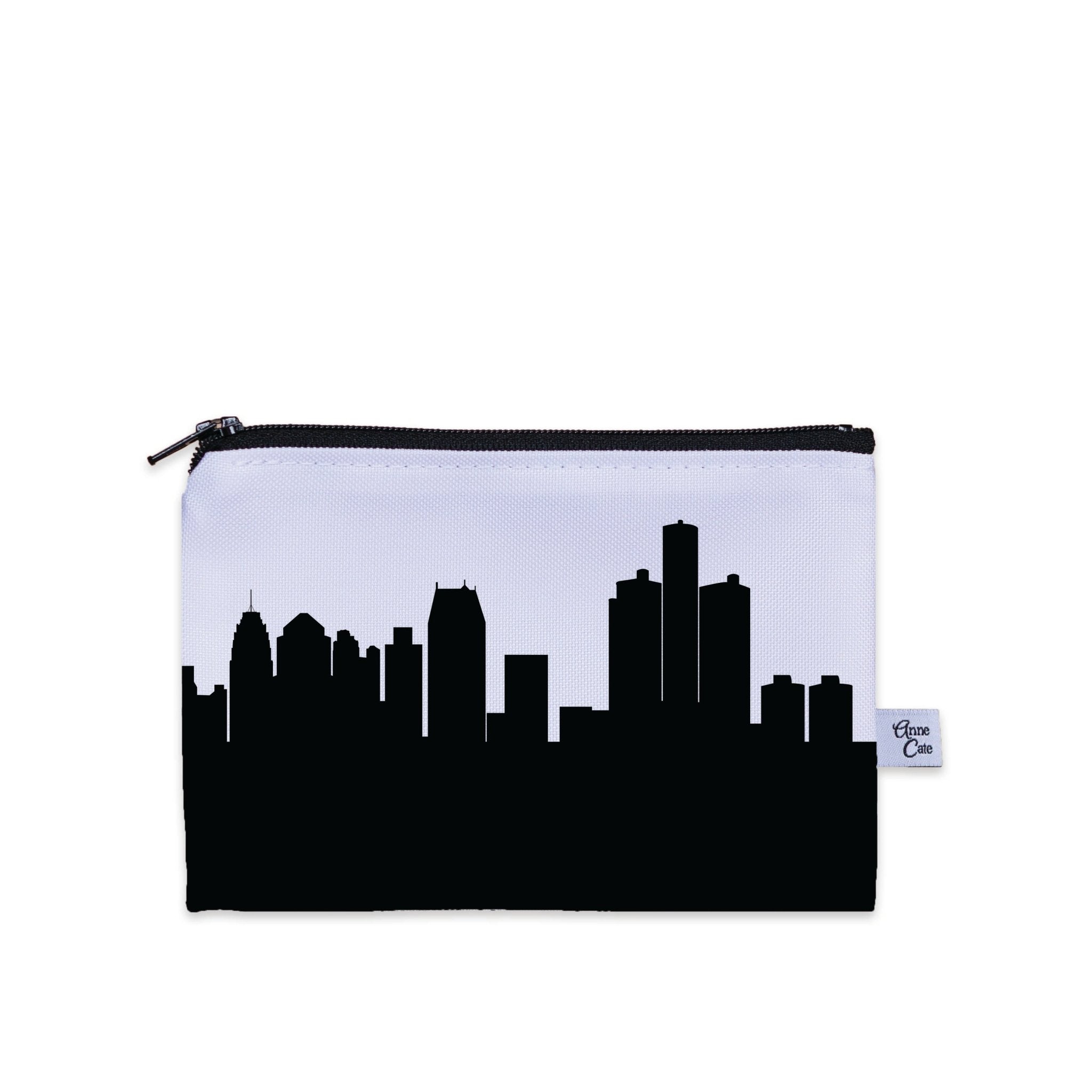 Detroit MI Skyline Canvas Mini Purse - Anne Cate