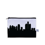 Detroit MI Skyline Canvas Mini Purse