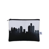 Detroit MI Skyline Vegan Leather Mini Wallet