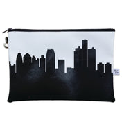Detroit MI Skyline Wristlet Clutch Purse - Anne Cate