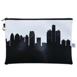 Detroit MI Skyline Wristlet Clutch Purse