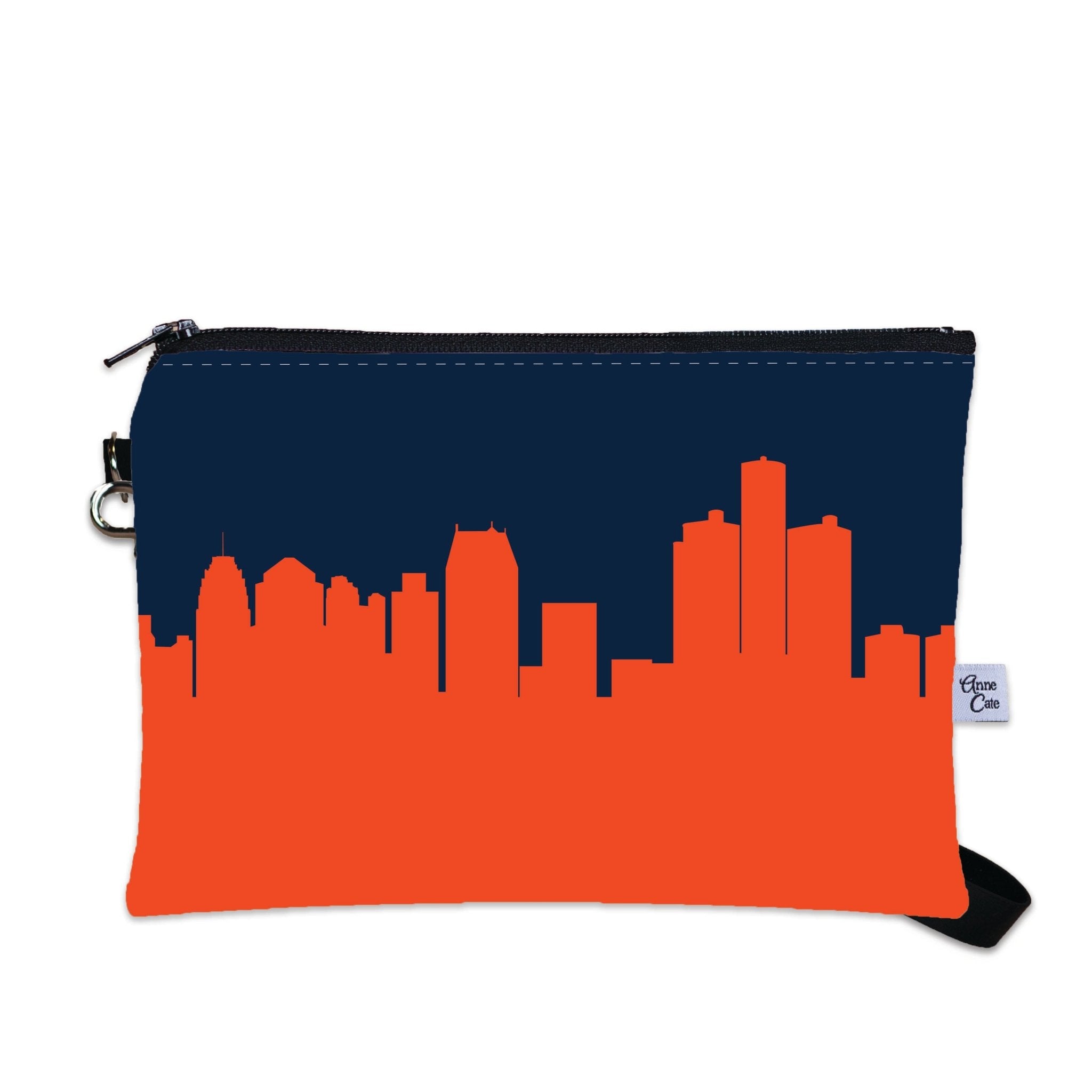 Detroit Tigers Baseball Ballpark Skyline Game Day Wristlet - Anne Cate