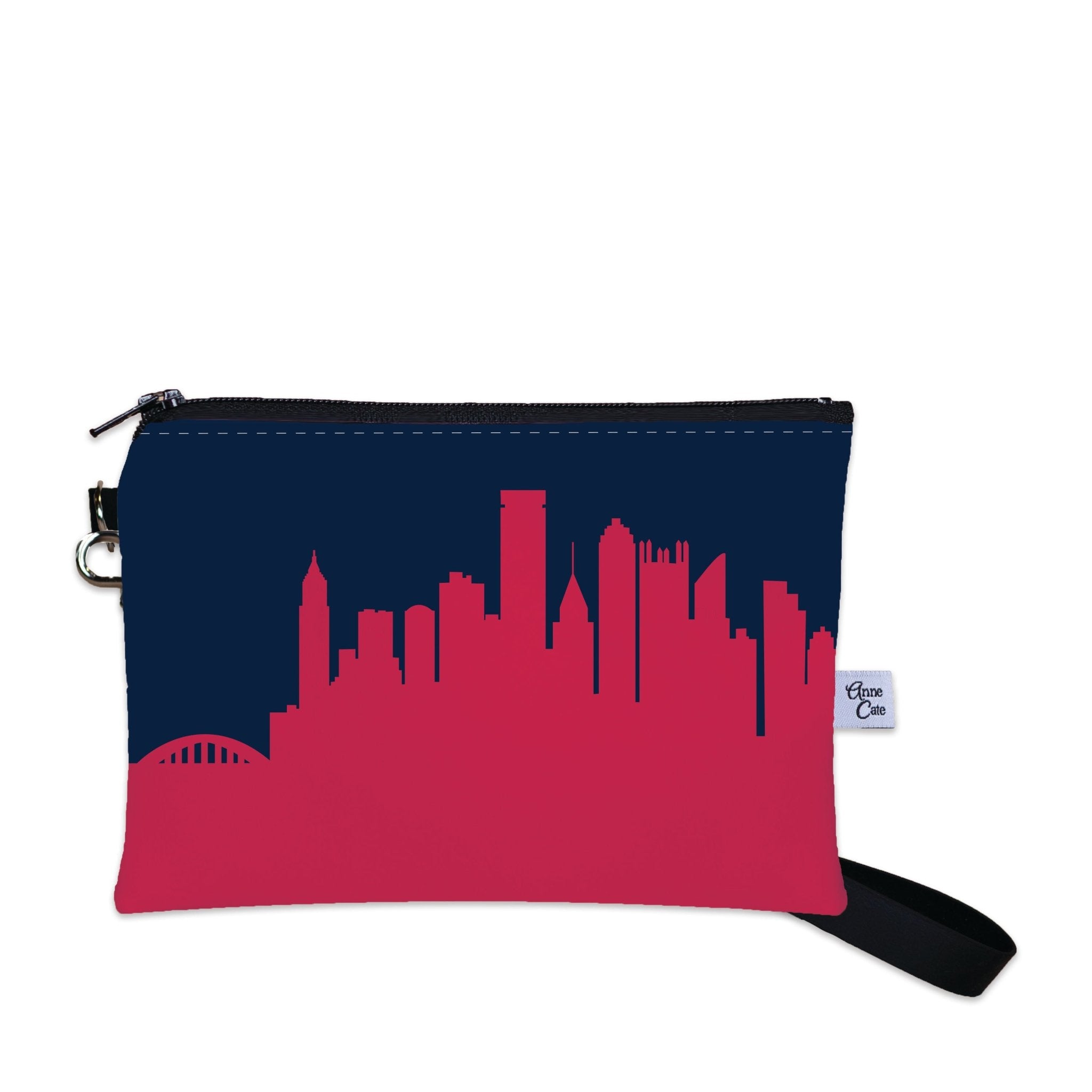 Duquesne University Football Stadium Skyline Game Day Wristlet - Anne Cate