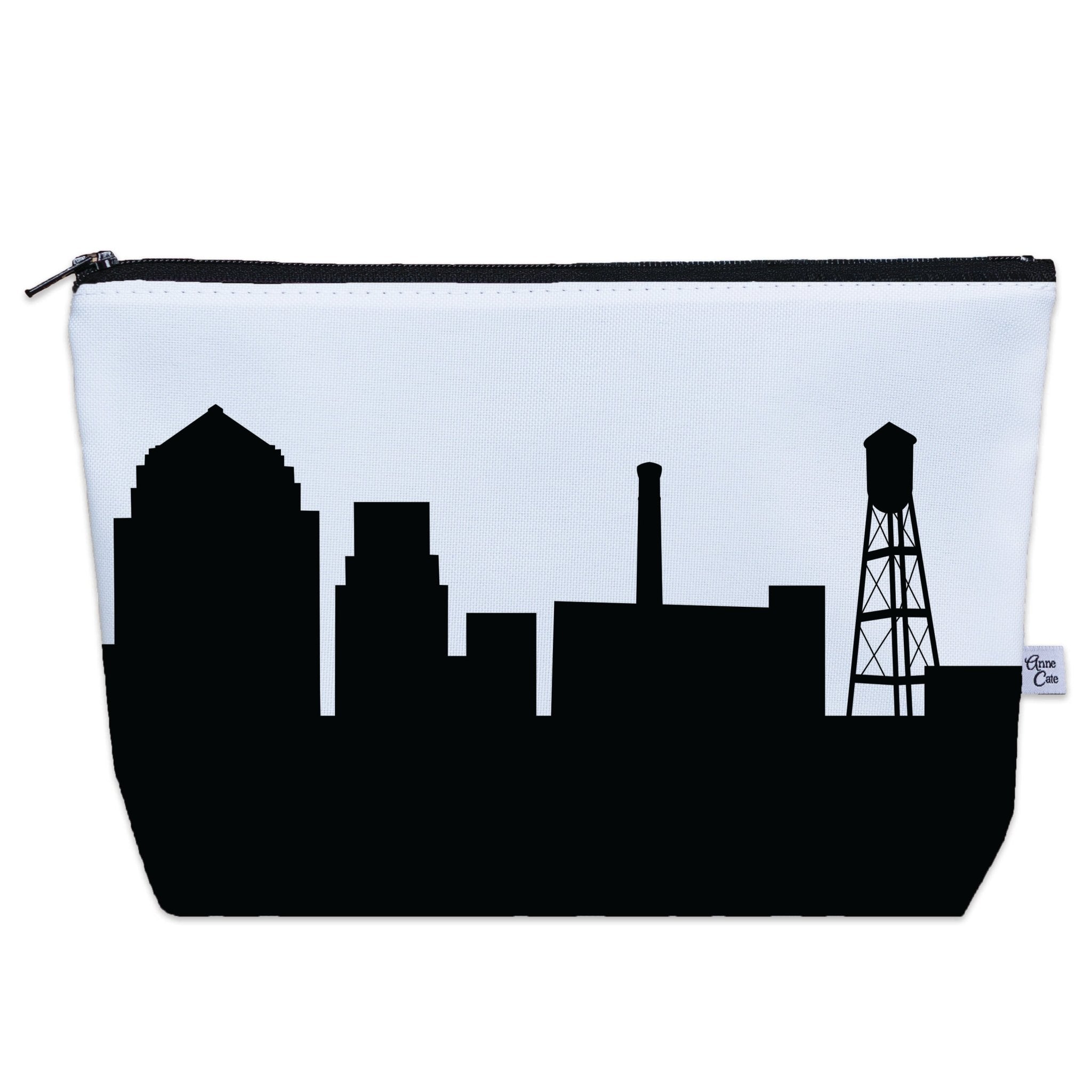 Durham NC Skyline Cosmetic Makeup Bag - Anne Cate