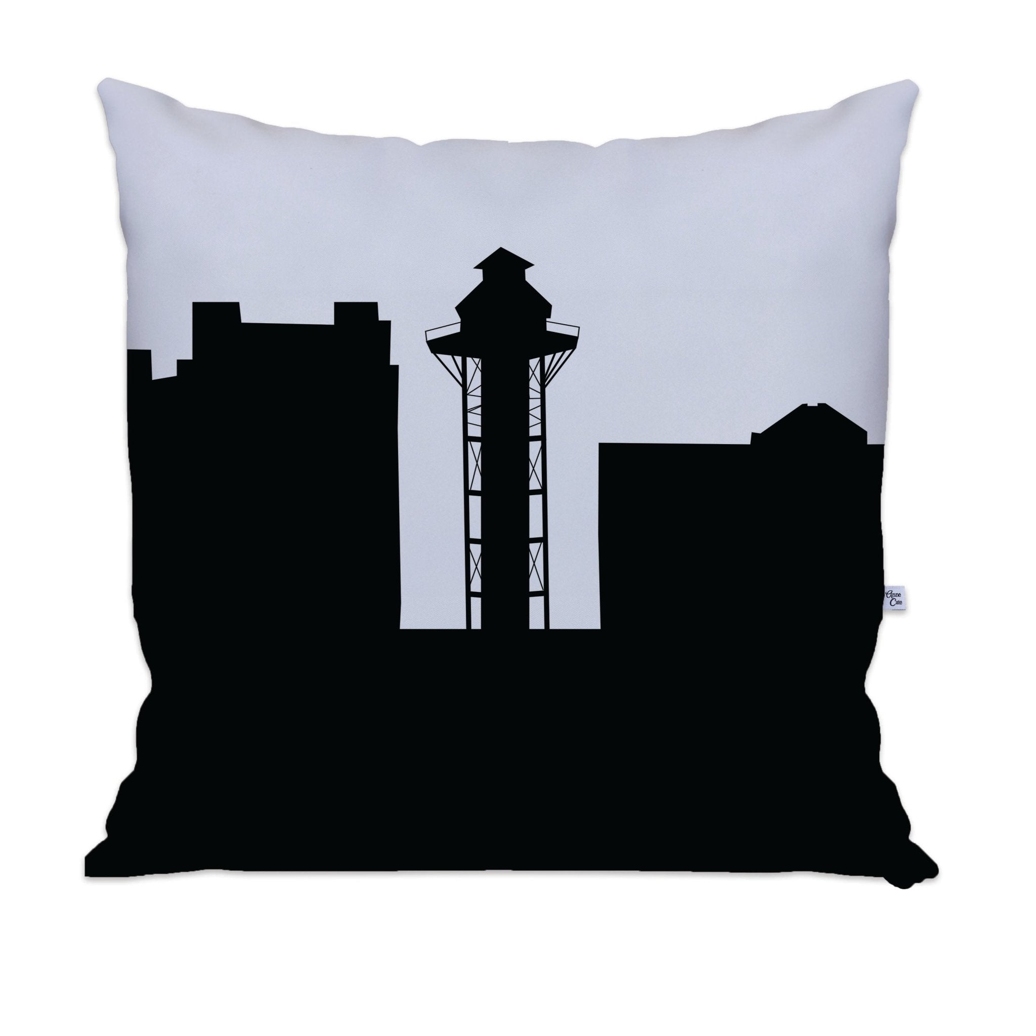 Erie PA Skyline Large Throw Pillow - Anne Cate
