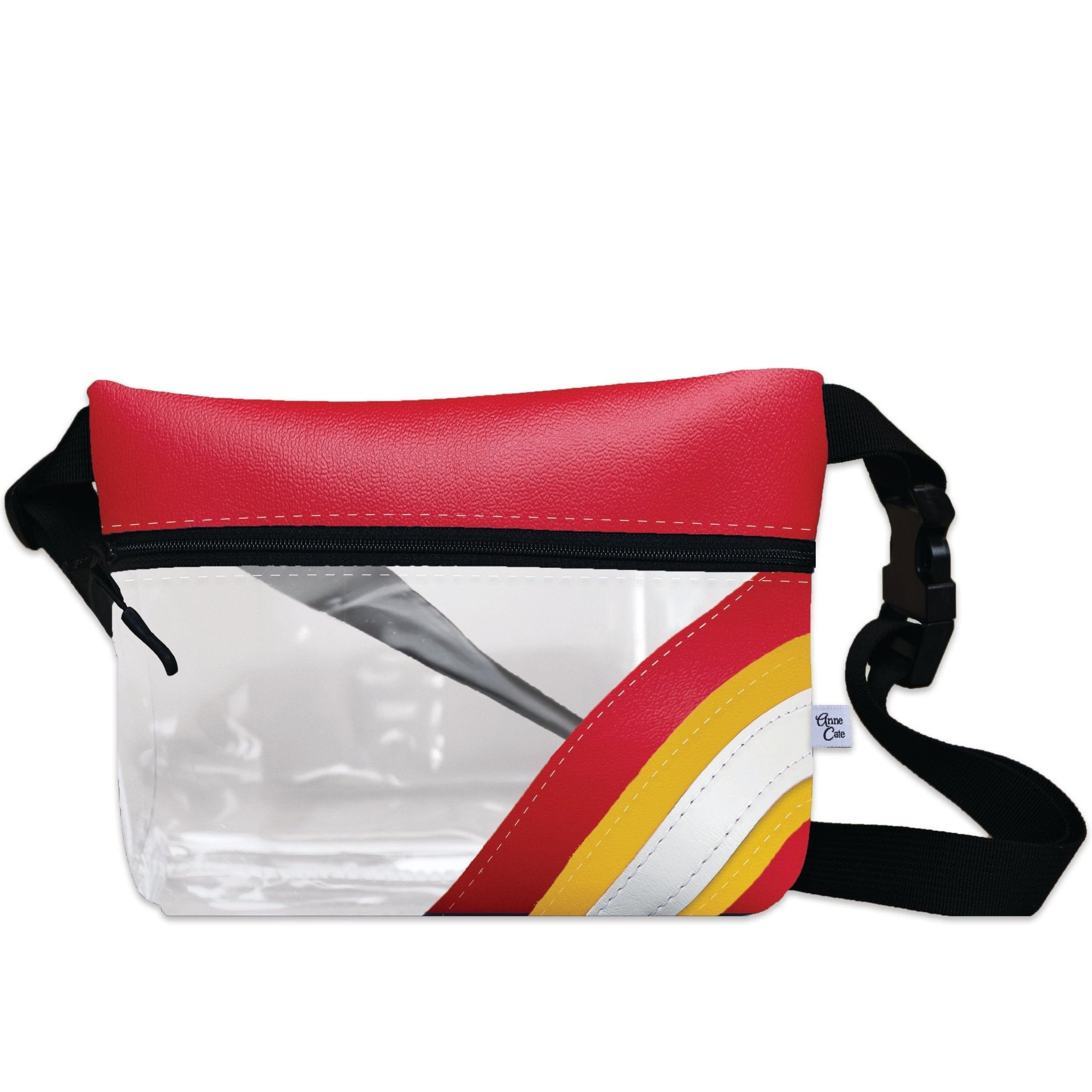 Football Stadium Clear Stripe Game Day Fanny Pack - Anne Cate