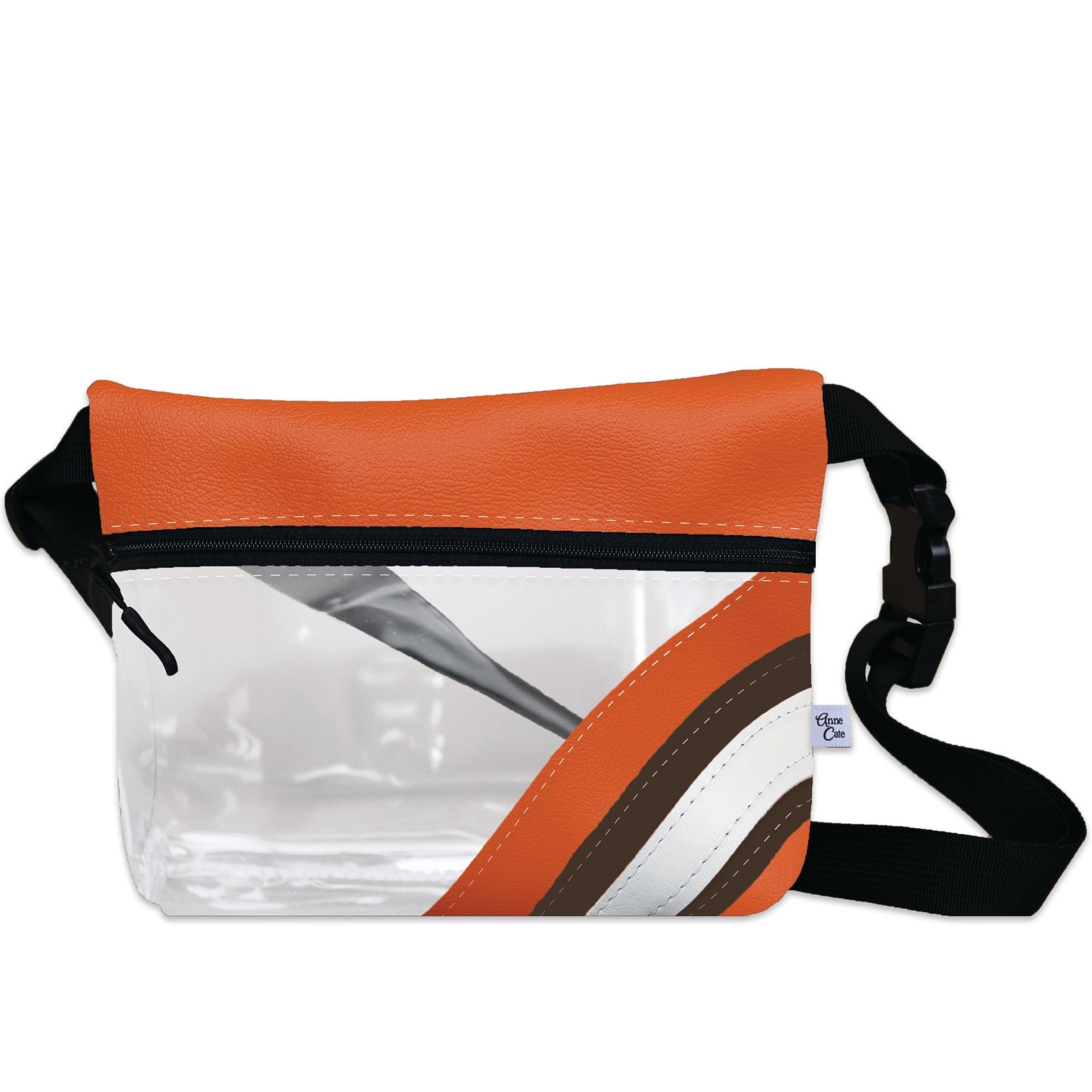 Football Stadium Clear Stripe Game Day Fanny Pack - Anne Cate