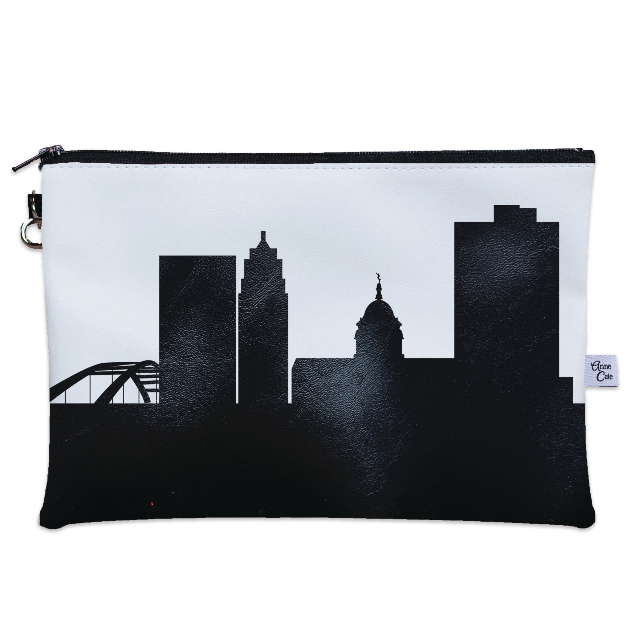 Fort Wayne IN Skyline Wristlet Clutch Purse - Anne Cate