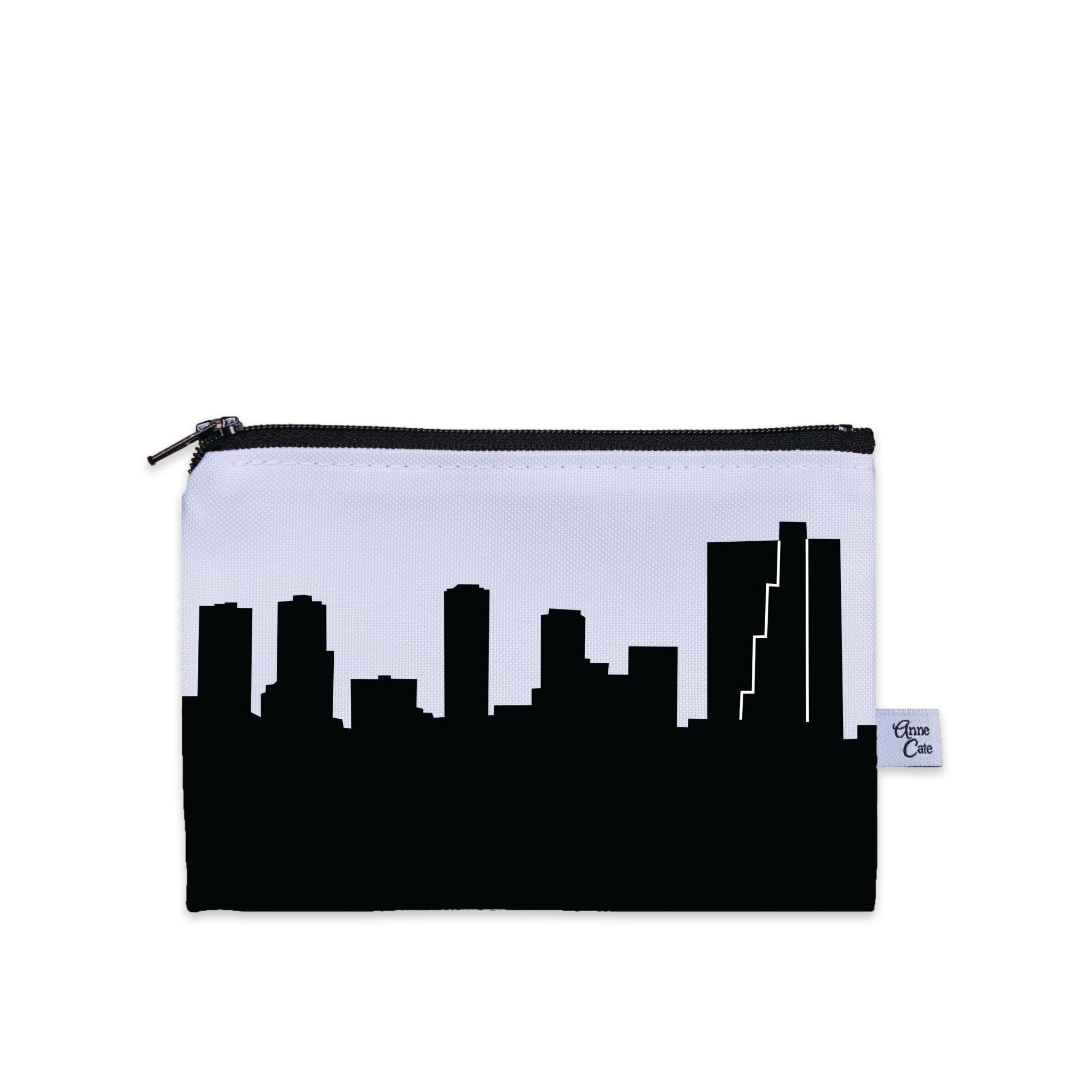 Fort Worth TX Skyline Canvas Mini Purse - Anne Cate