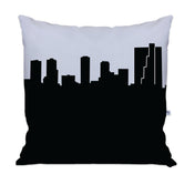 Fort Worth TX Skyline Large Throw Pillow - Anne Cate