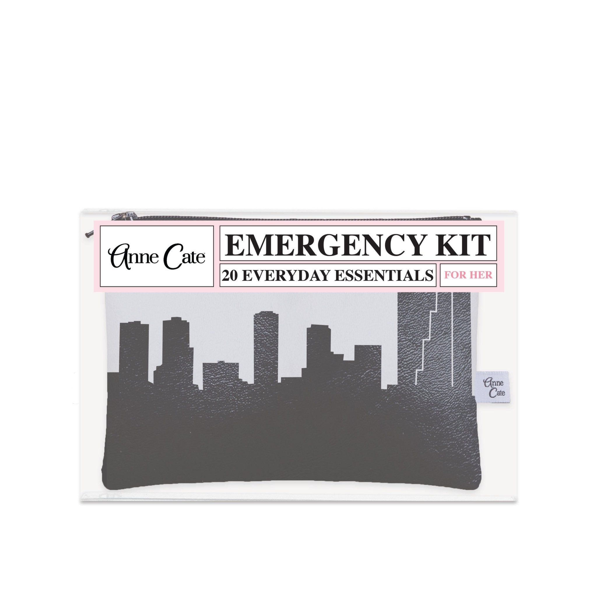 Fort Worth TX Skyline Mini Wallet Emergency Kit - For Her - Anne Cate
