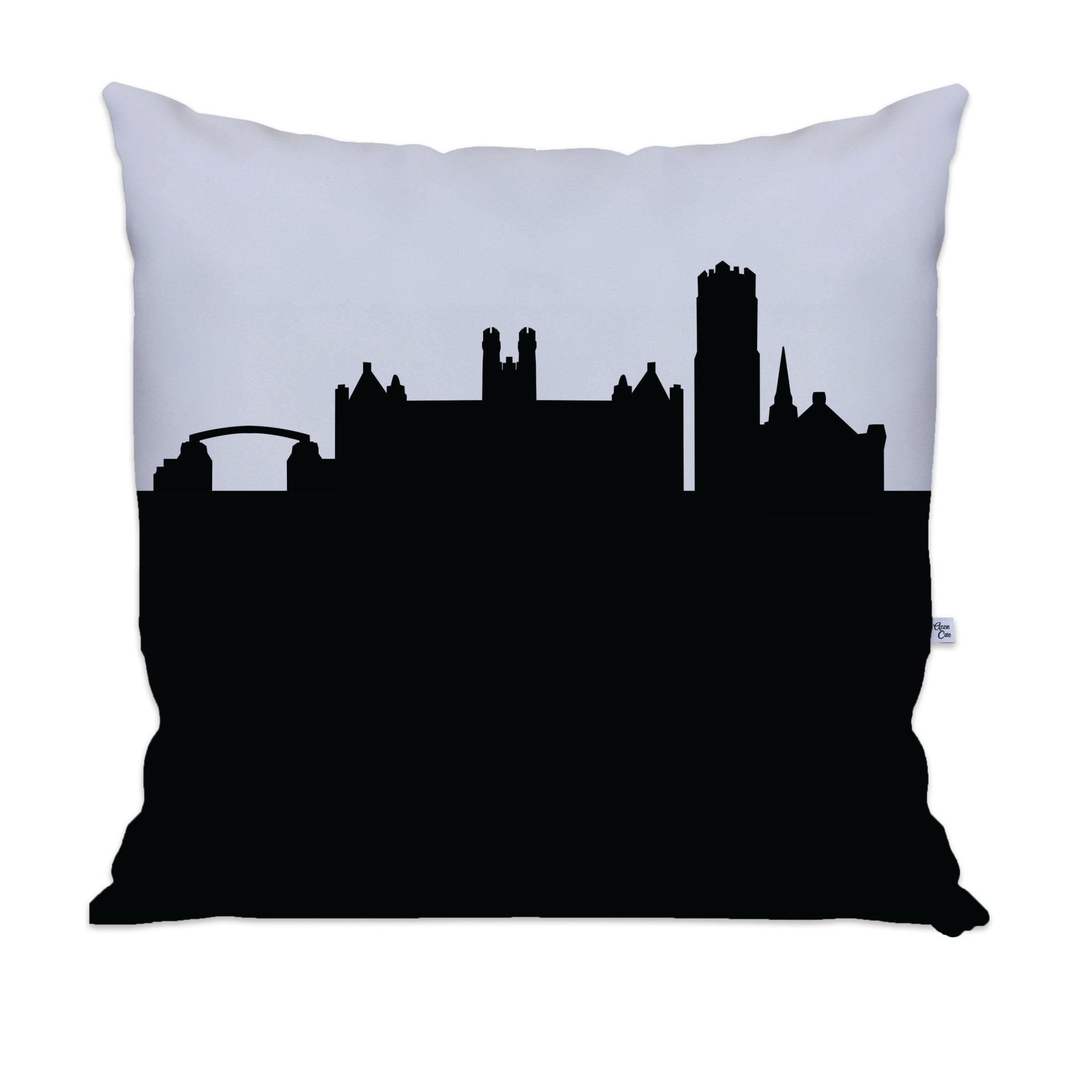 Gainesville FL (University of Florida) Skyline Large Throw Pillow - Anne Cate