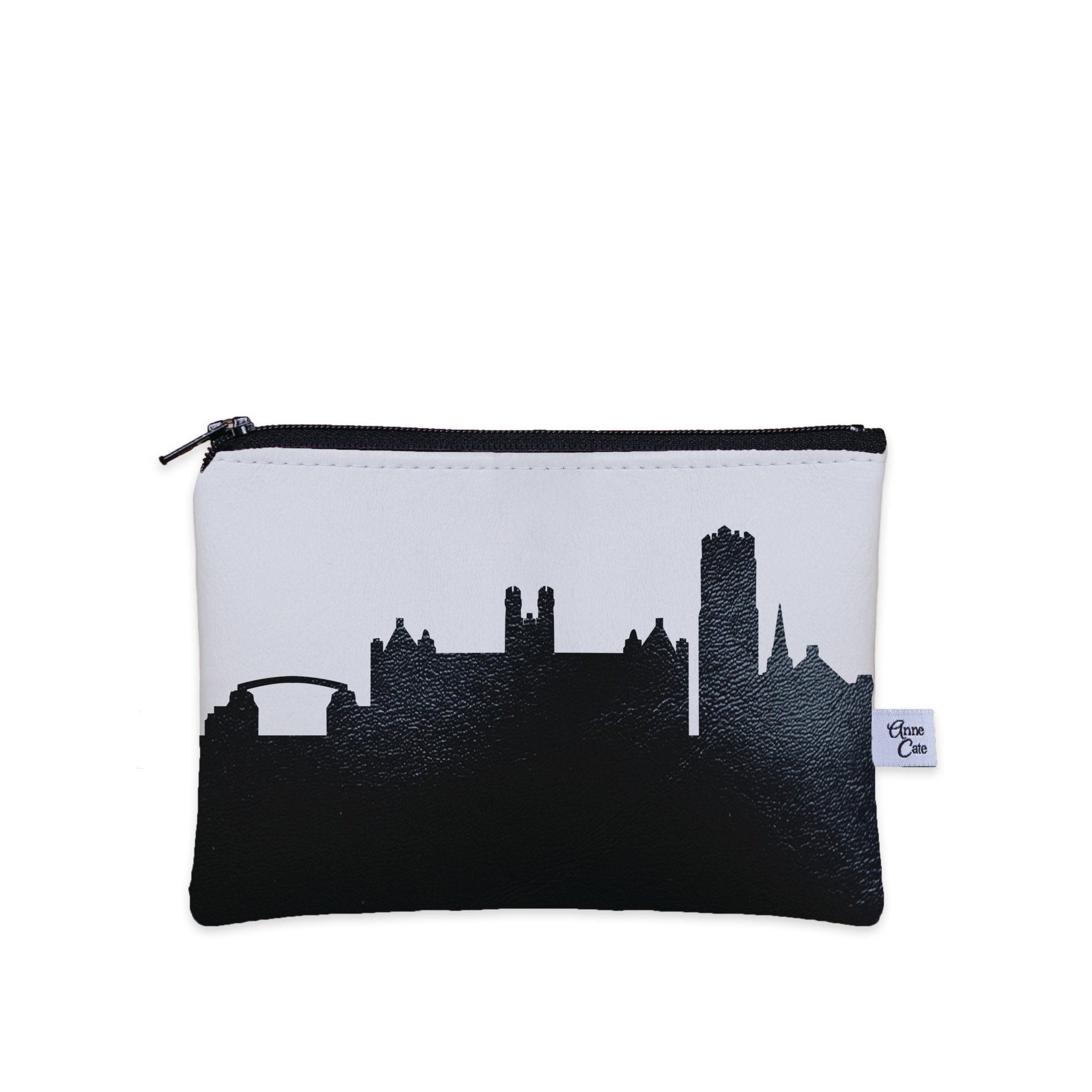 Gainesville FL (University of Florida) Skyline Vegan Leather Mini Wallet - Anne Cate