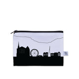 Geneva Switzerland Skyline Canvas Mini Purse