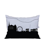 Geneva Switzerland Skyline Lumbar Pillow - Anne Cate