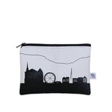 Geneva Switzerland Skyline Vegan Leather Mini Wallet