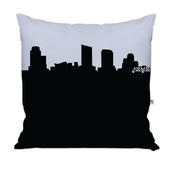 Grand Rapids MI Skyline Large Throw Pillow - Anne Cate