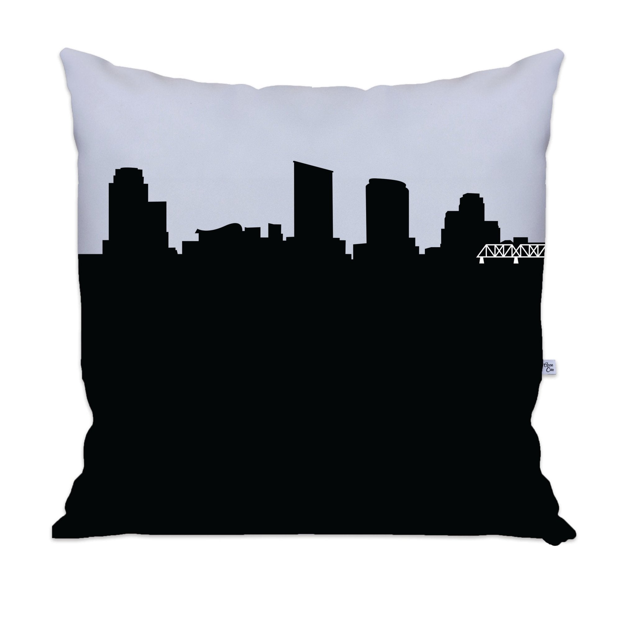 Grand Rapids MI Skyline Large Throw Pillow - Anne Cate