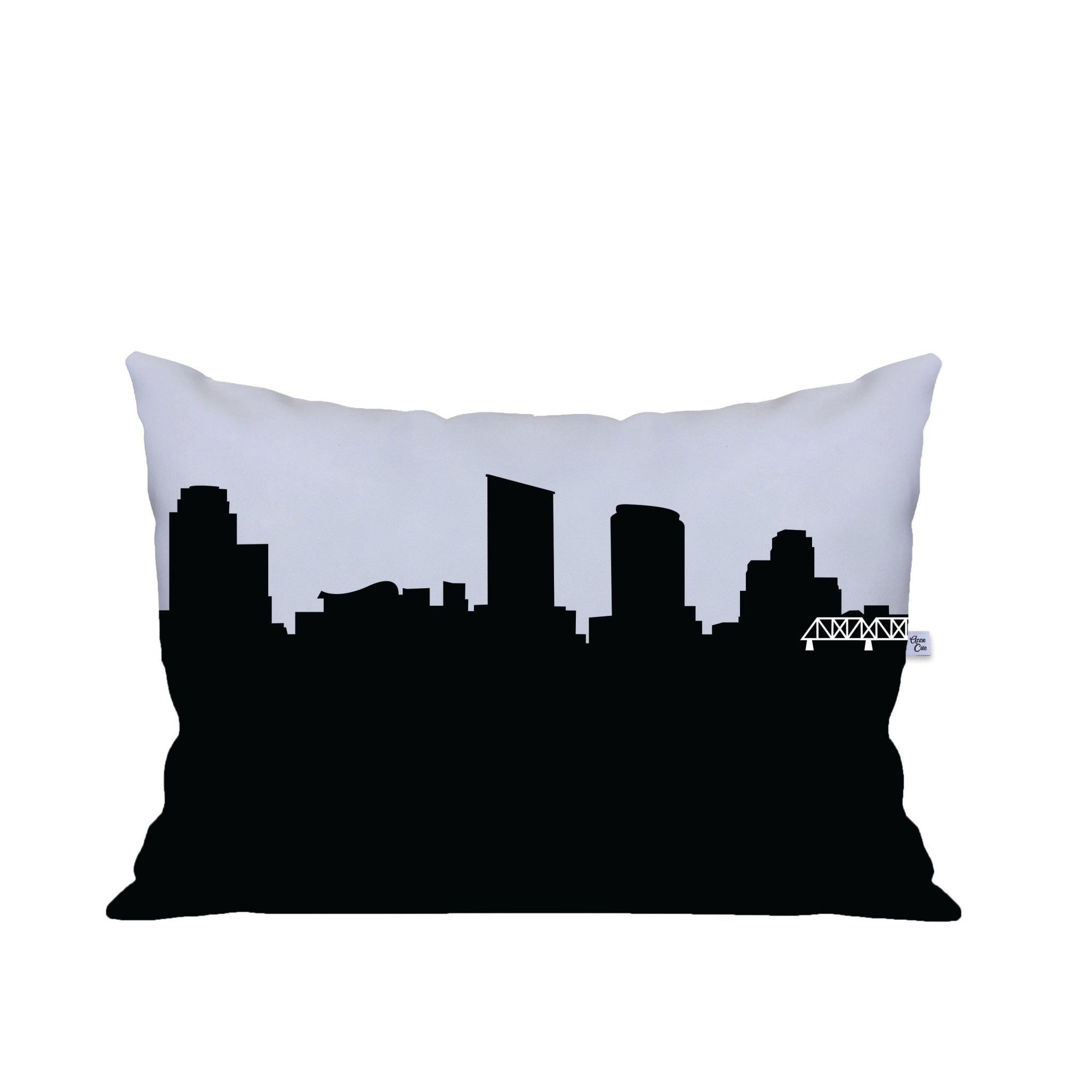 Grand Rapids MI Skyline Lumbar Pillow - Anne Cate
