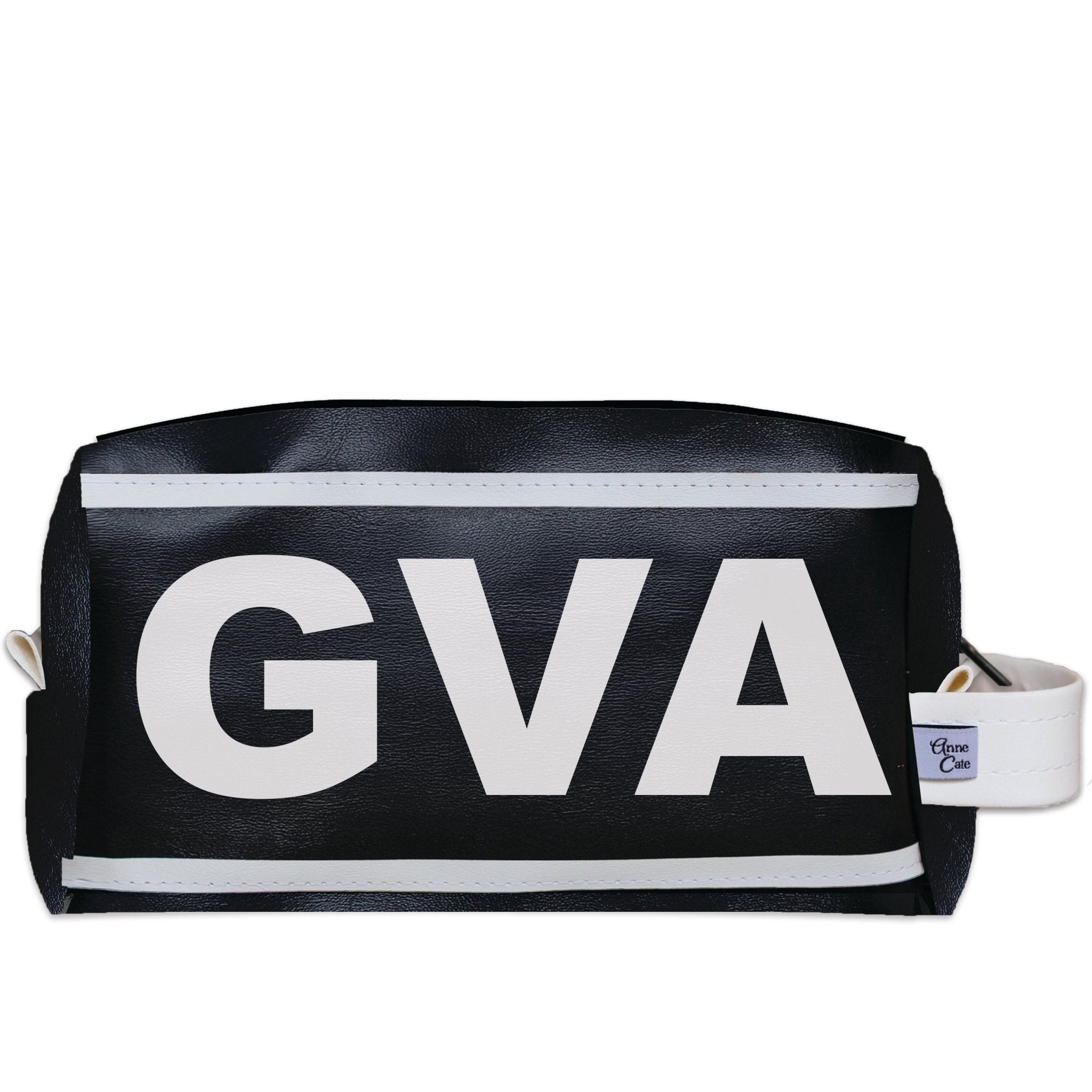 GVA (Geneva) City Abbreviation Travel Dopp Kit Toiletry Bag - Anne Cate