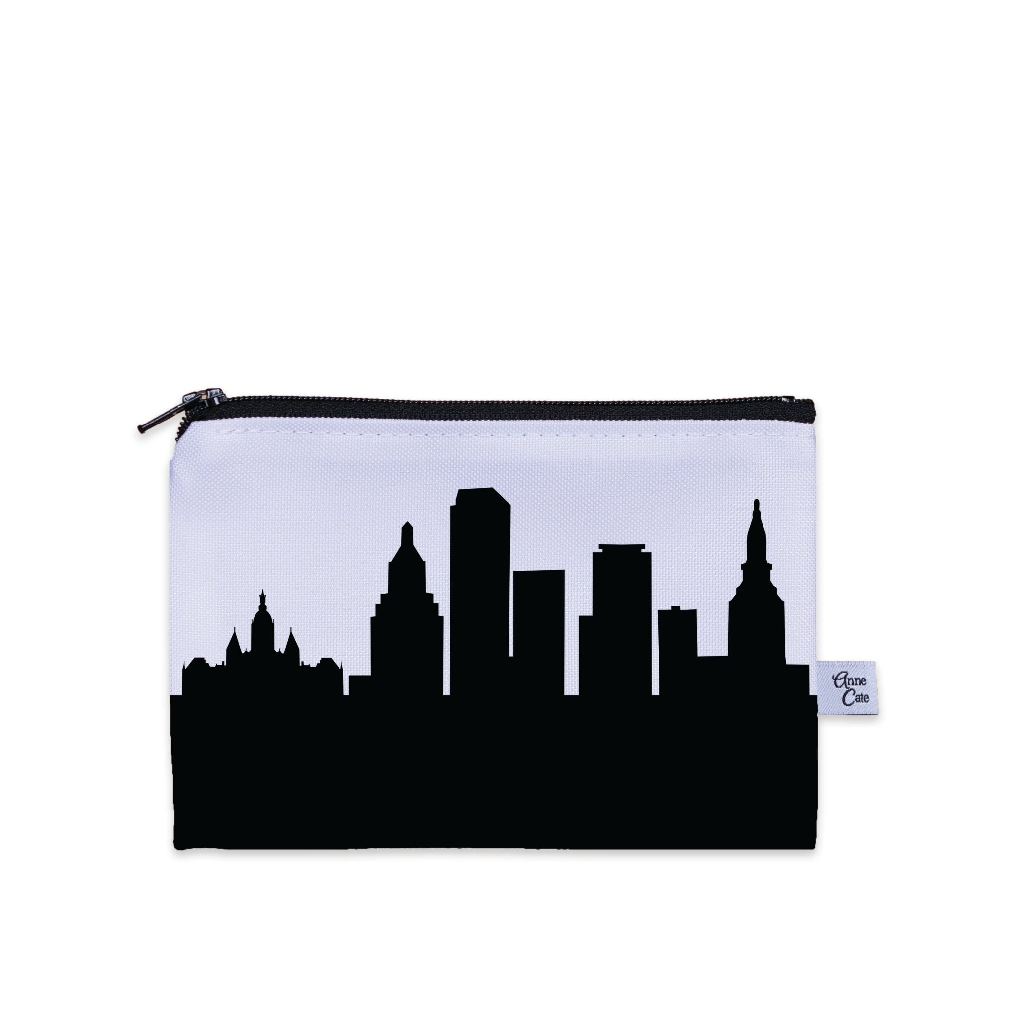 Hartford CT Skyline Canvas Mini Purse - Anne Cate