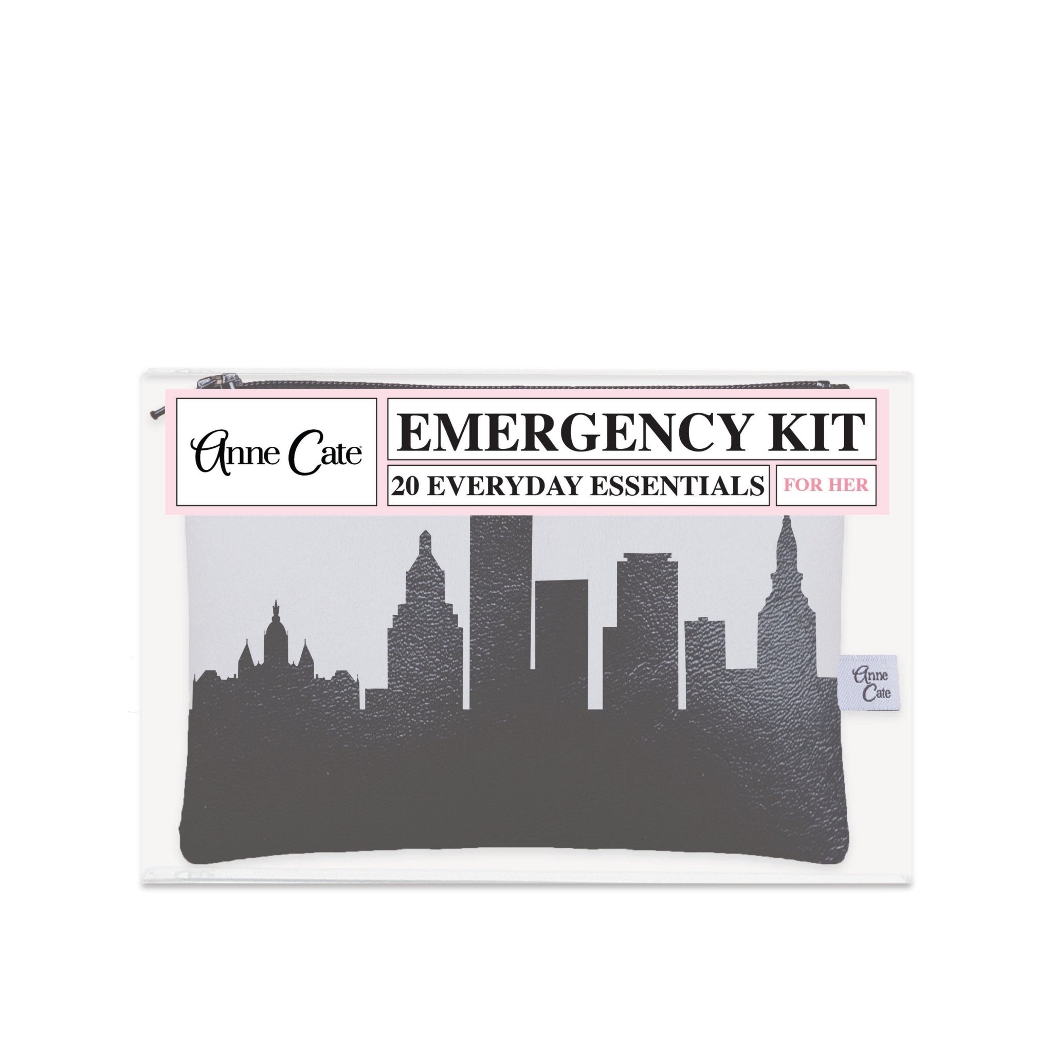 Hartford CT Skyline Mini Wallet Emergency Kit - For Her - Anne Cate