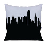 Hong Kong China Skyline Large Throw Pillow