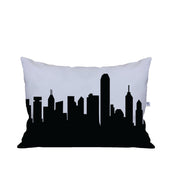 Hong Kong China Skyline Lumbar Pillow - Anne Cate