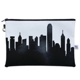 Hong Kong China Skyline Wristlet Clutch Purse