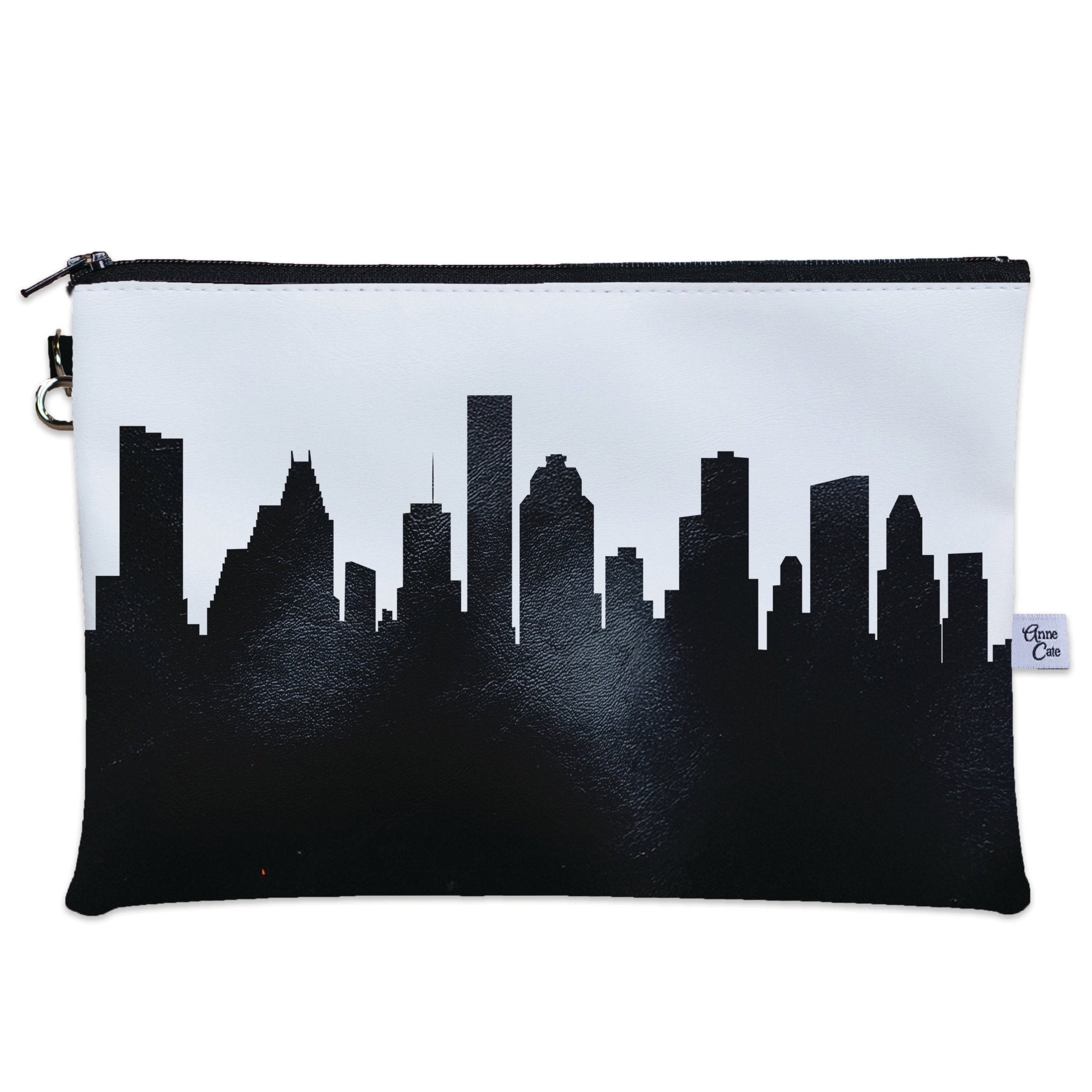 Houston Texas Skyline Wristlet Clutch Purse - Anne Cate