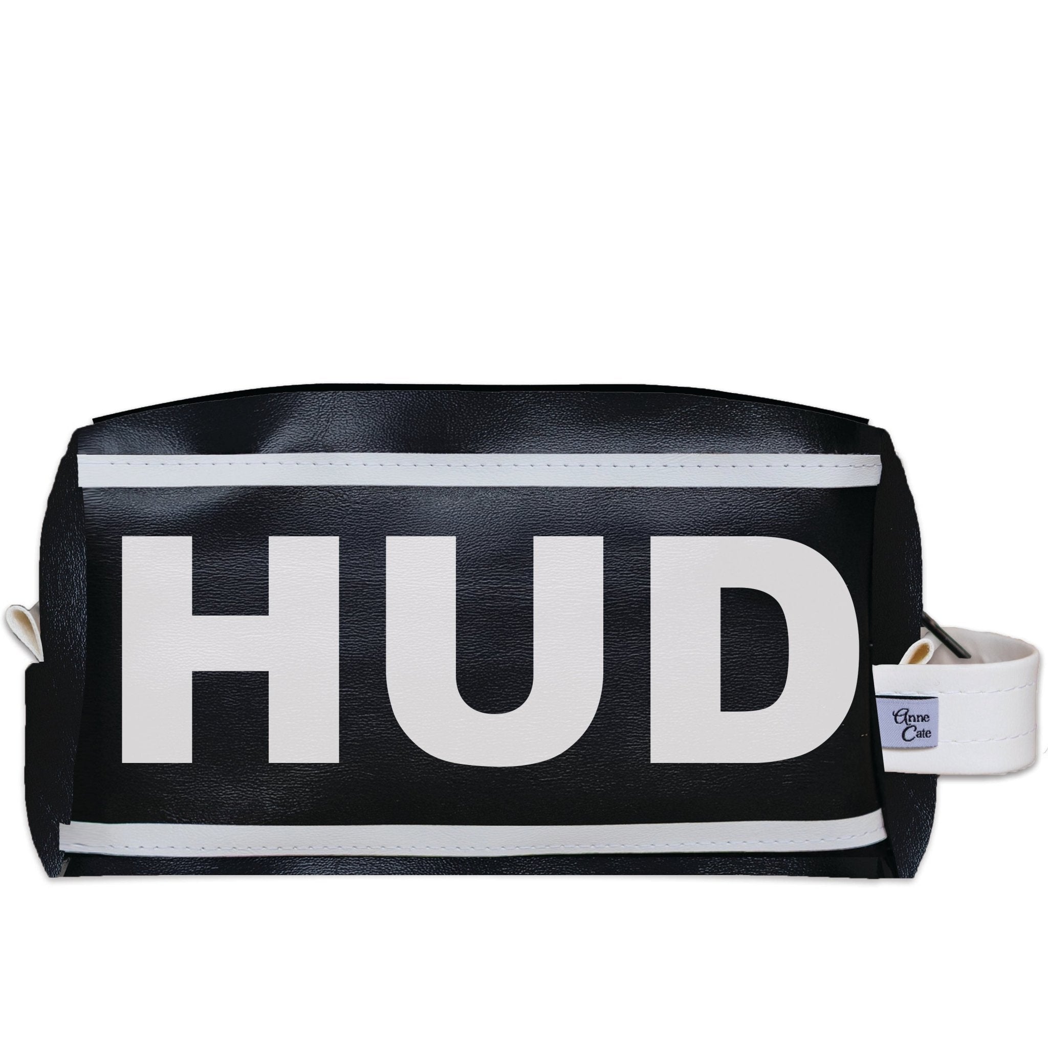 HUD (Hudson) City Abbreviation Travel Dopp Kit Toiletry Bag - Anne Cate