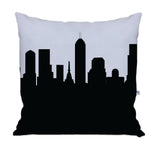 Indianapolis IN Skyline Large Throw Pillow