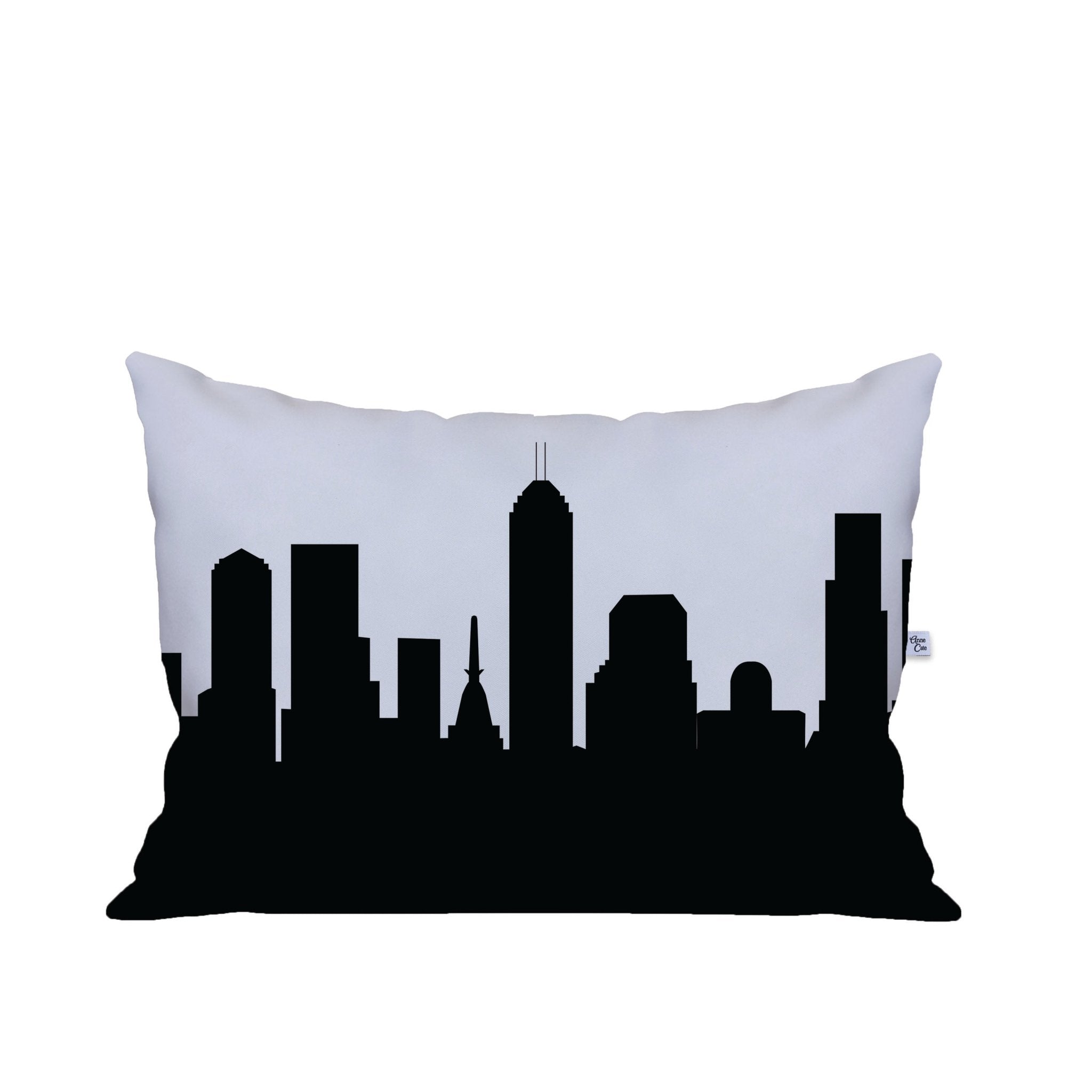 Indianapolis IN Skyline Lumbar Pillow - Anne Cate