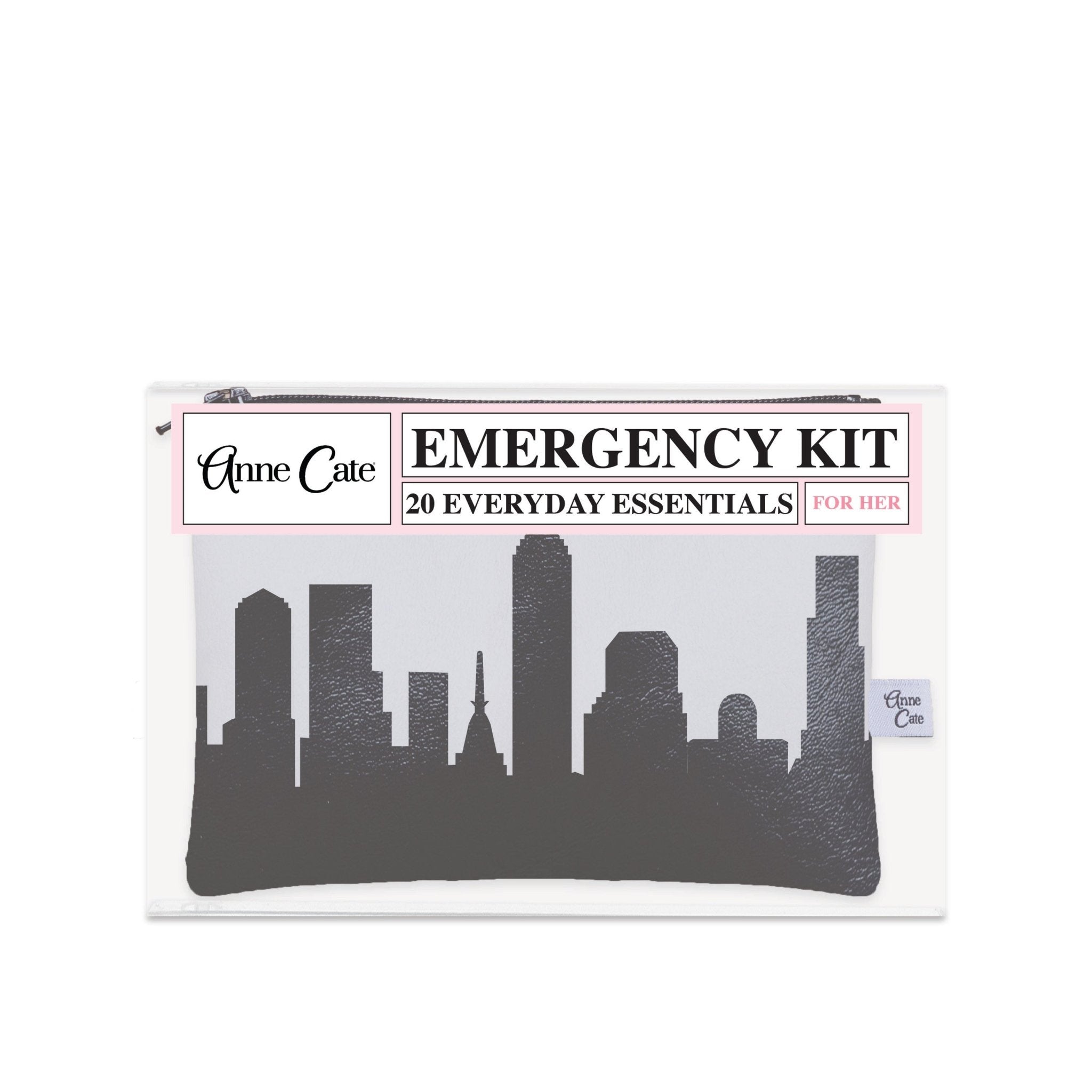 Indianapolis IN Skyline Mini Wallet Emergency Kit - For Her - Anne Cate