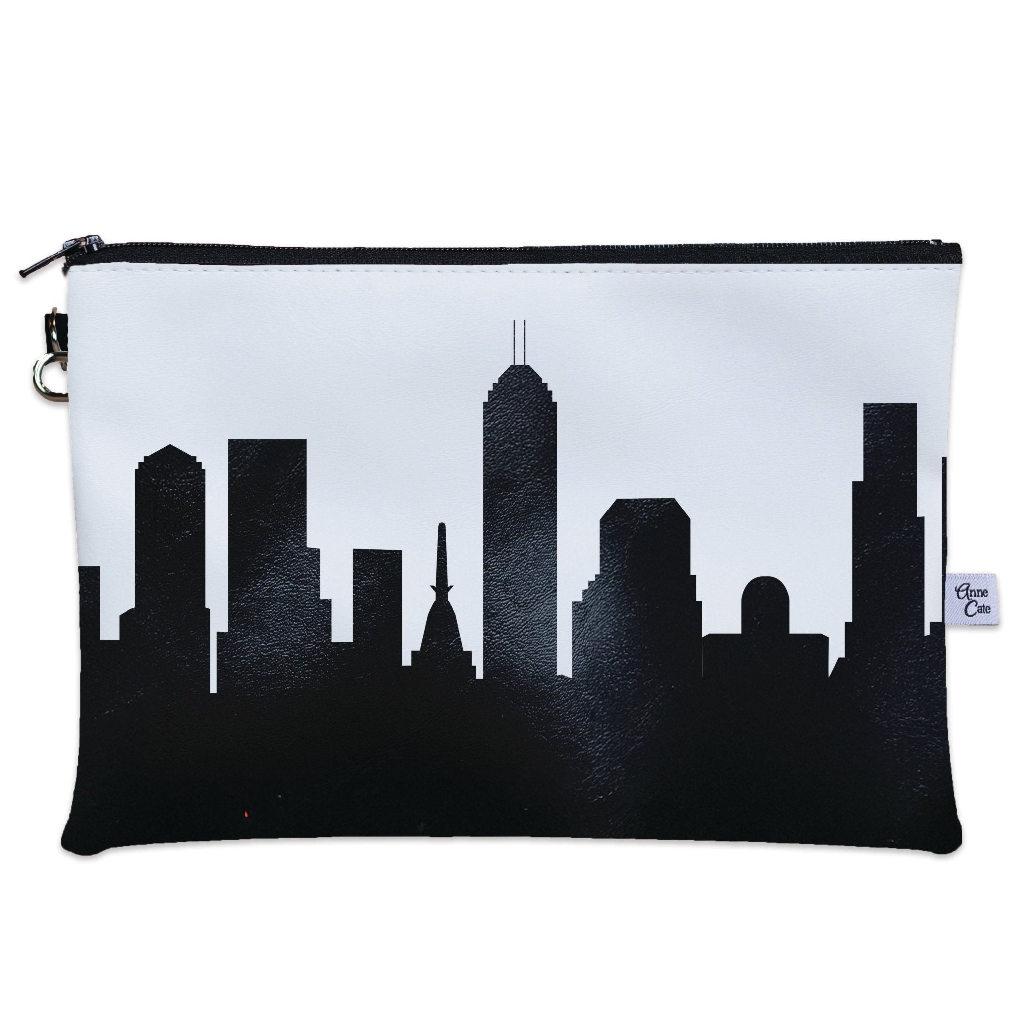 Indianapolis IN Skyline Wristlet Clutch Purse - Anne Cate