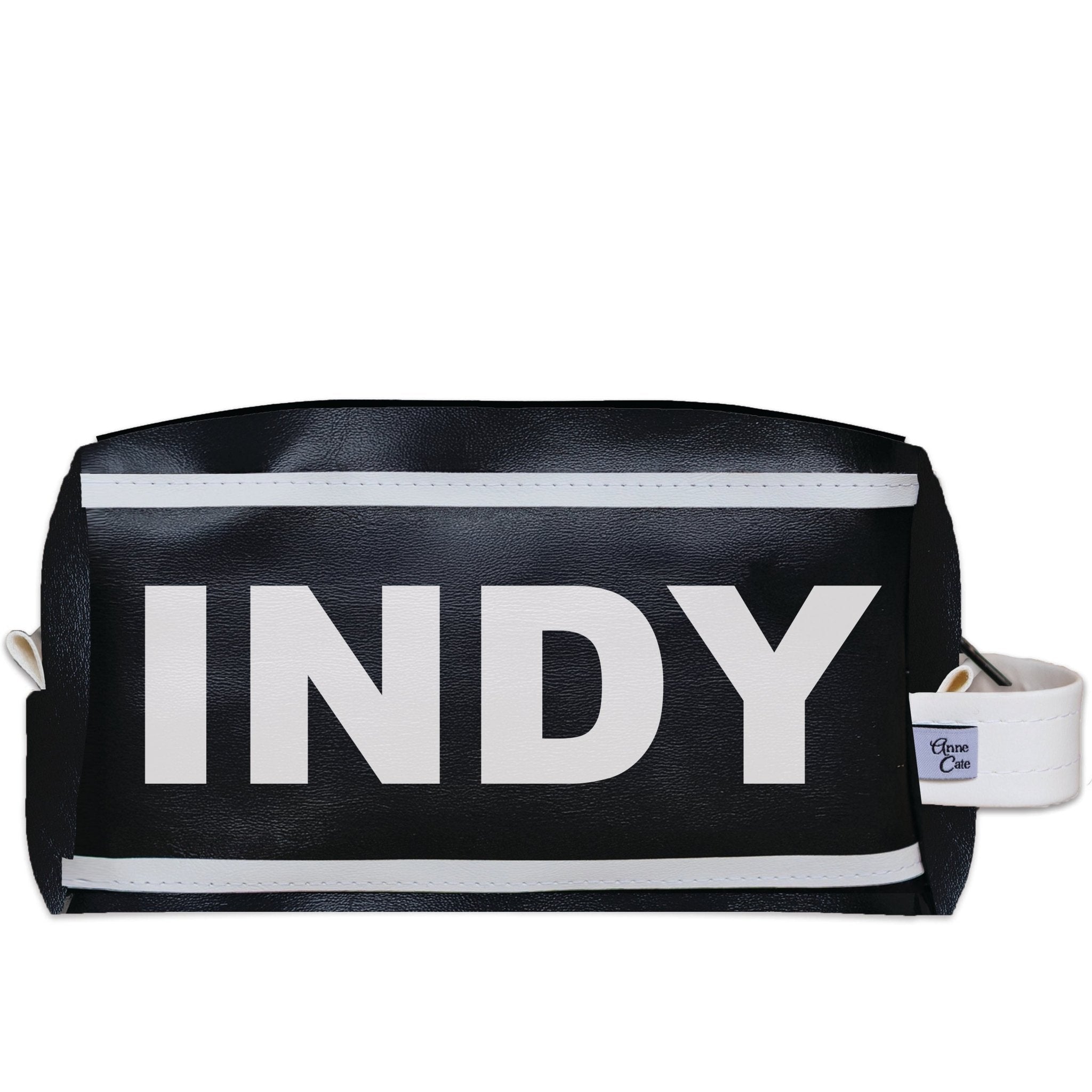 INDY (Indianapolis) City Abbreviation Travel Dopp Kit Toiletry Bag - Anne Cate
