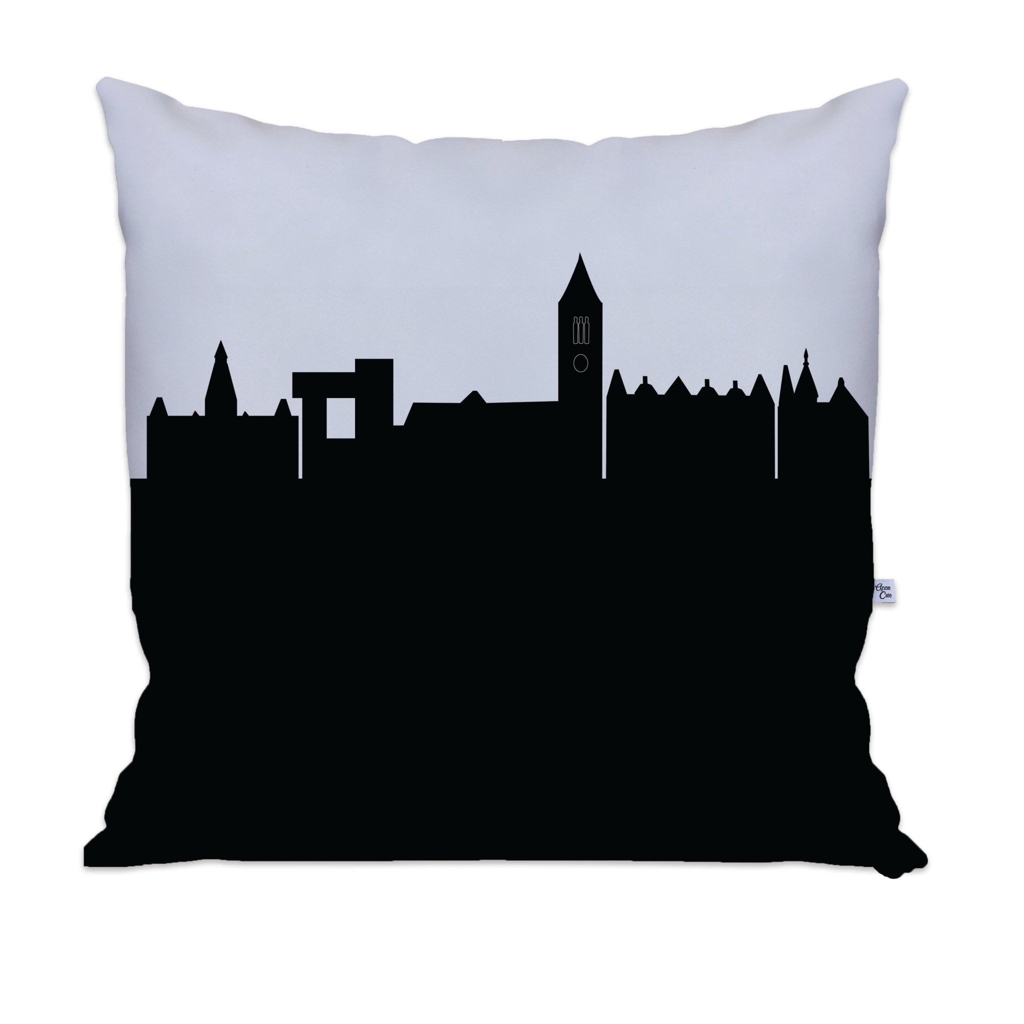 Ithaca NY (Cornell University) Skyline Large Throw Pillow - Anne Cate