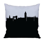 Ithaca NY (Cornell University) Skyline Large Throw Pillow
