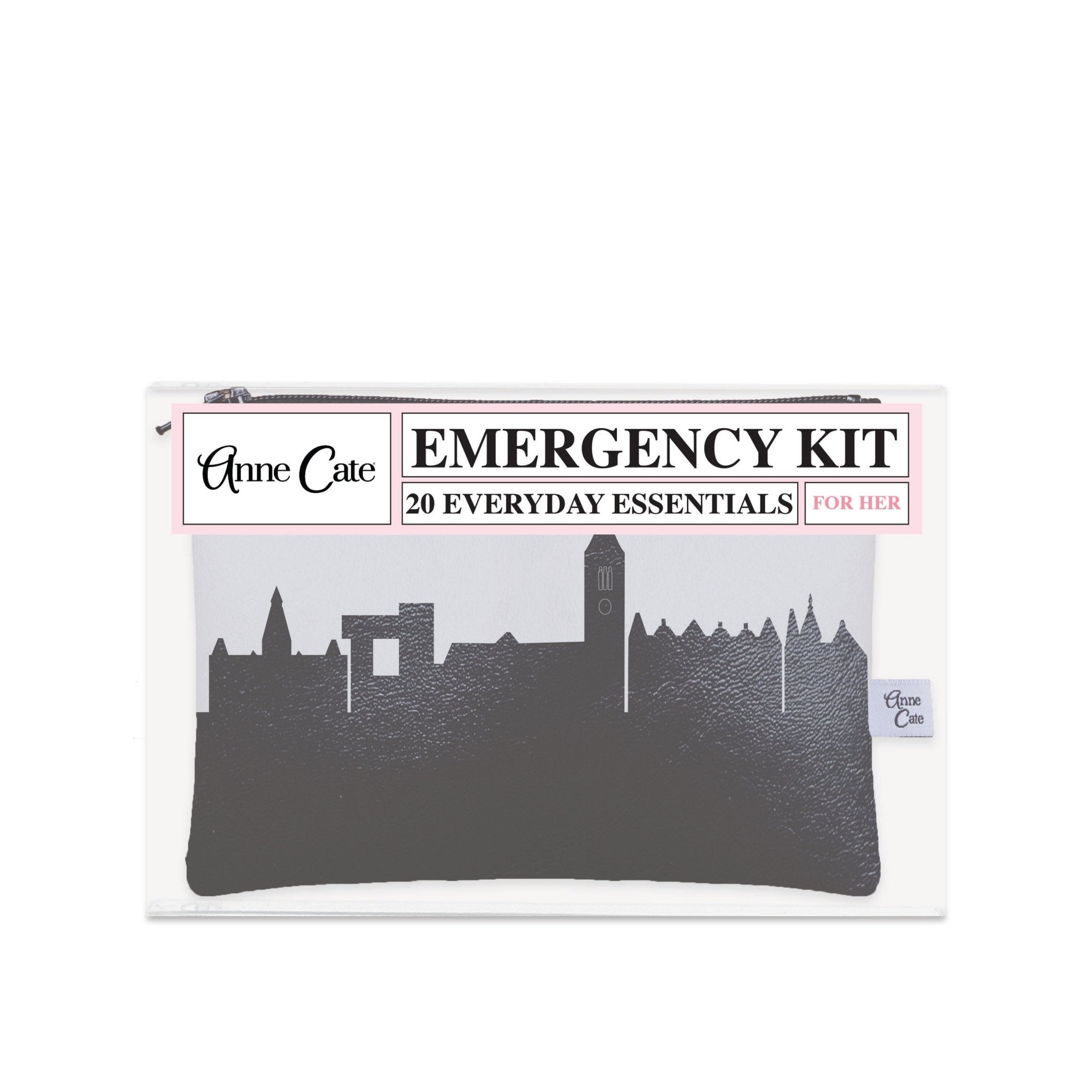 Ithaca NY (Cornell University) Skyline Mini Wallet Emergency Kit - For Her - Anne Cate