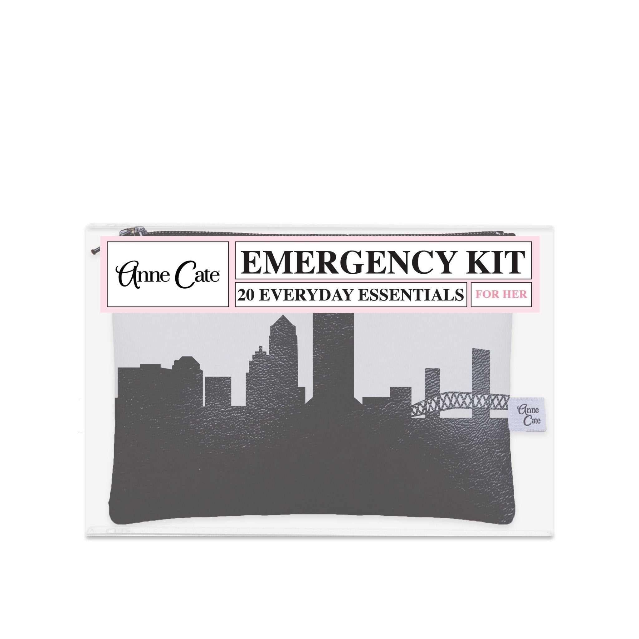 Jacksonville FL Skyline Mini Wallet Emergency Kit - For Her - Anne Cate
