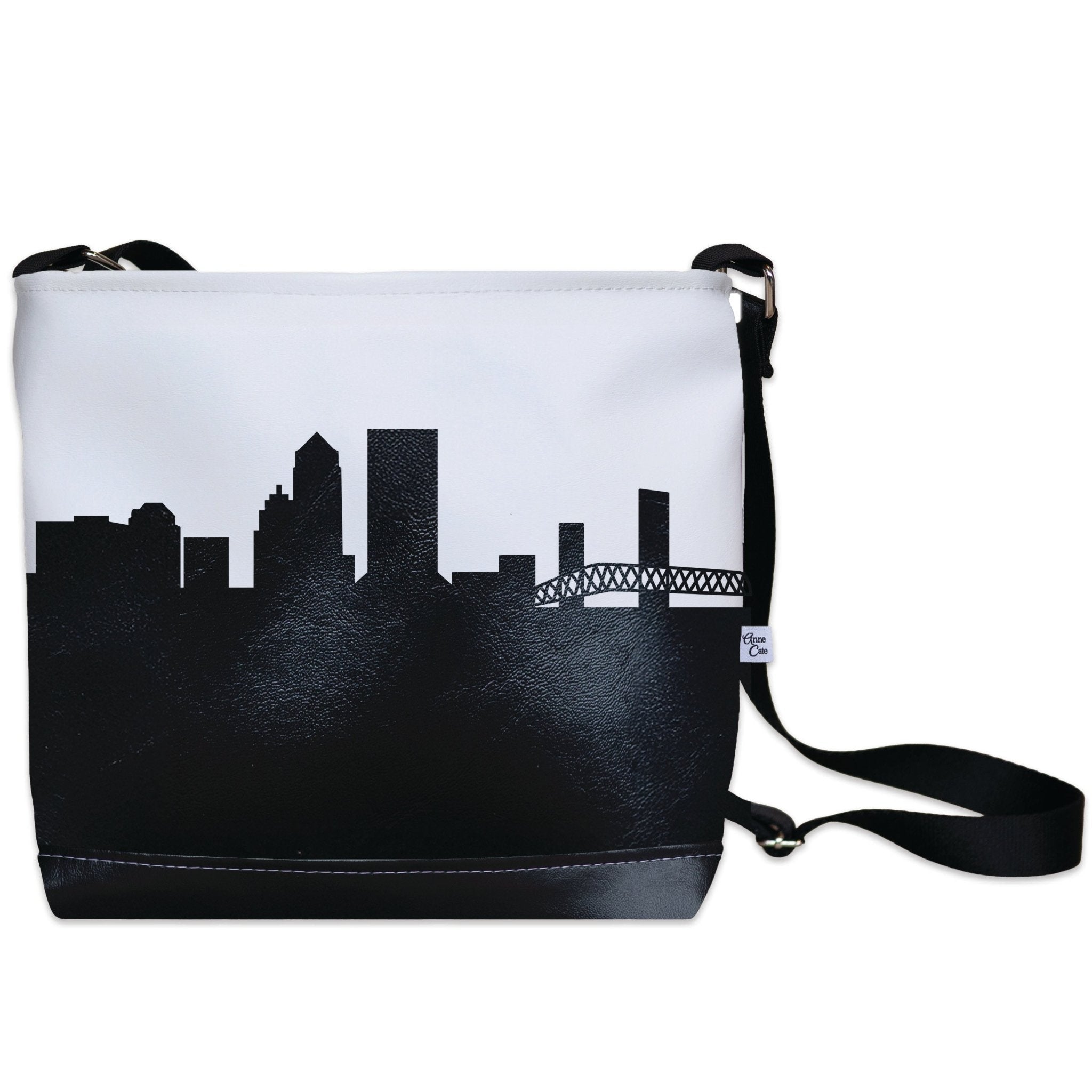 Jacksonville FL Skyline Shoulder Bag Crossbody - Anne Cate