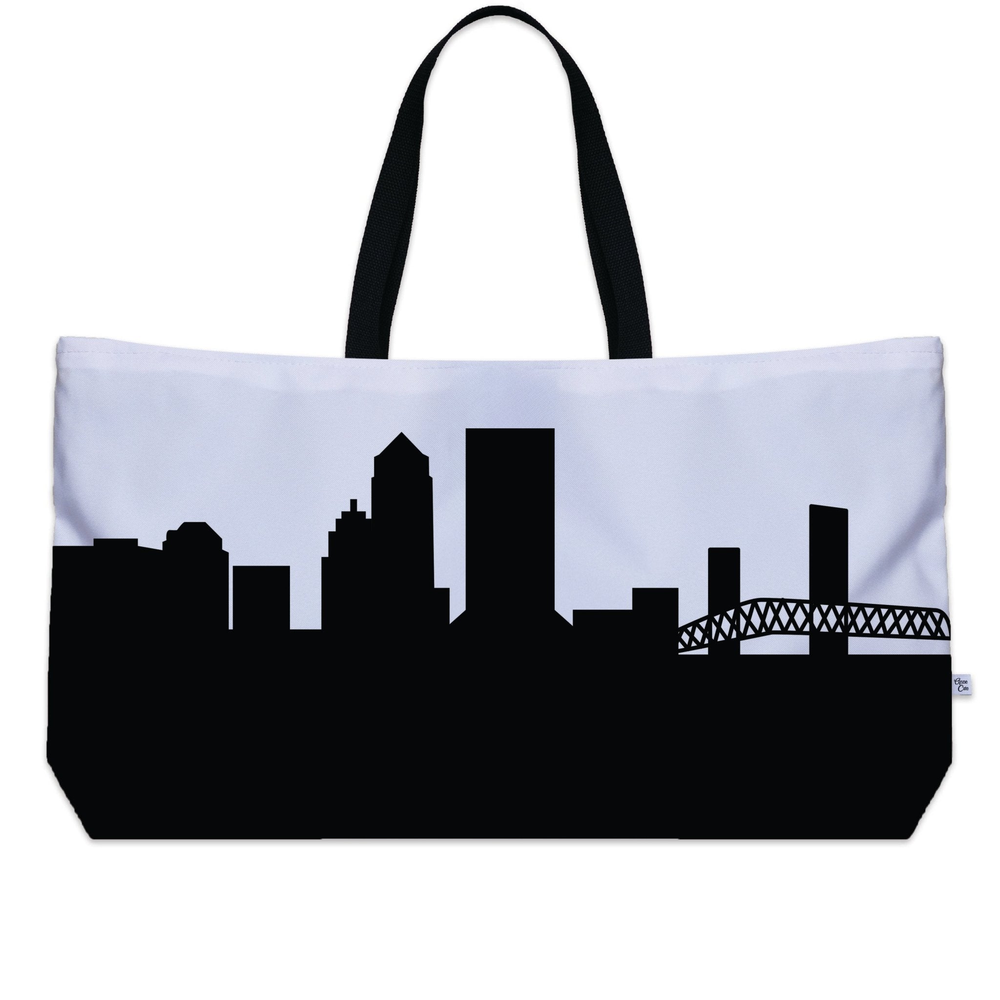 Jacksonville FL Skyline Weekender Tote - Anne Cate