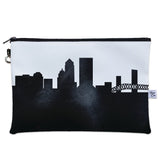 Jacksonville FL Skyline Wristlet Clutch Purse
